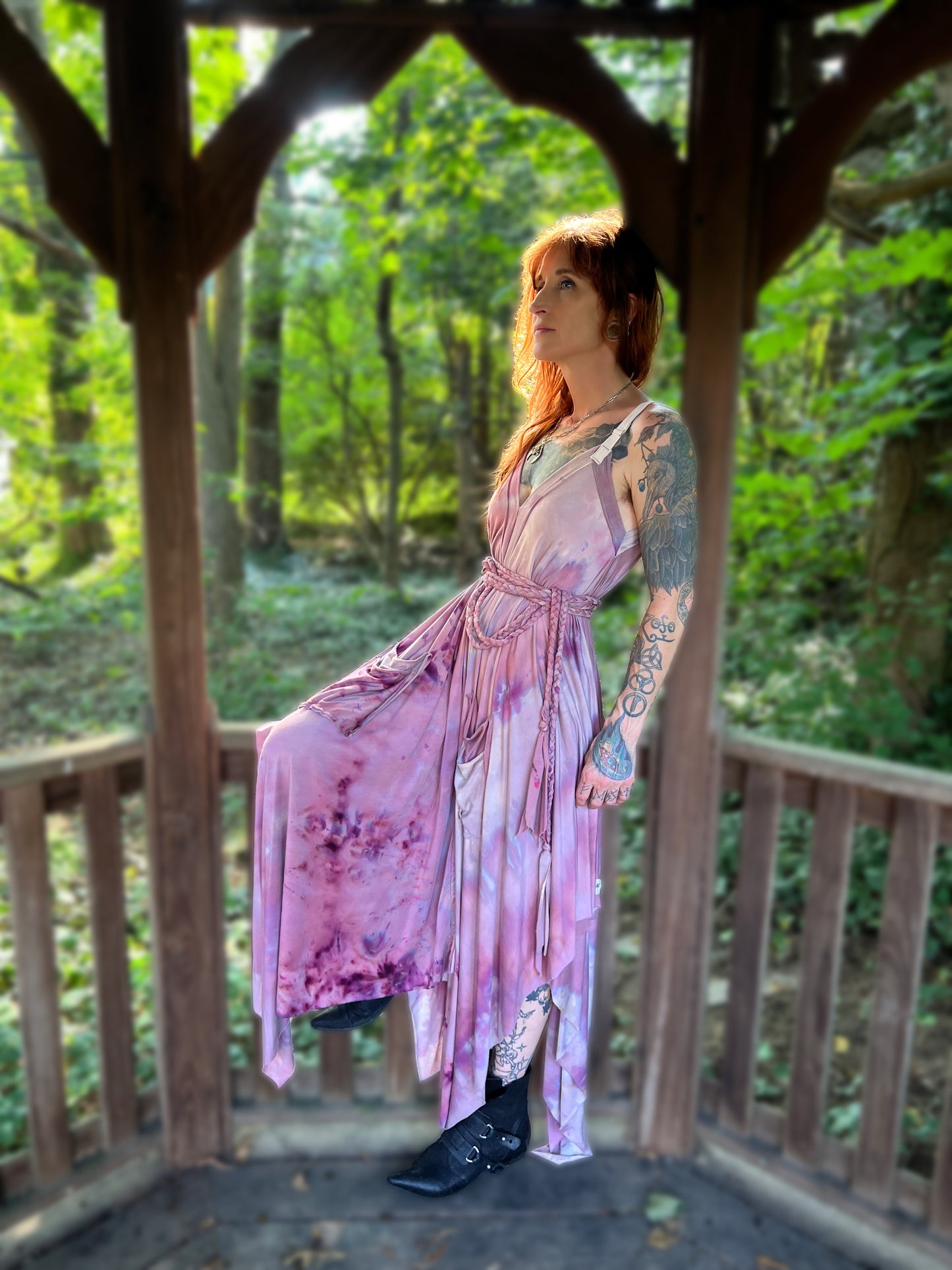 Adjustable Adventuring Dress Sweet Pea