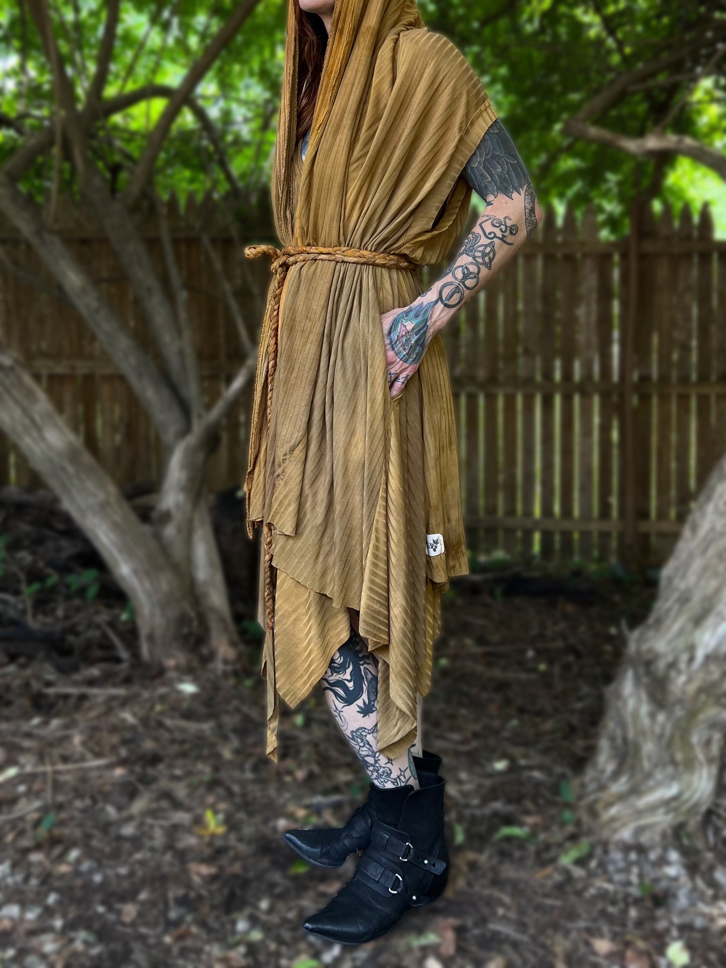 Your Favorite NPC Cloak Cropped September Sun OOAK