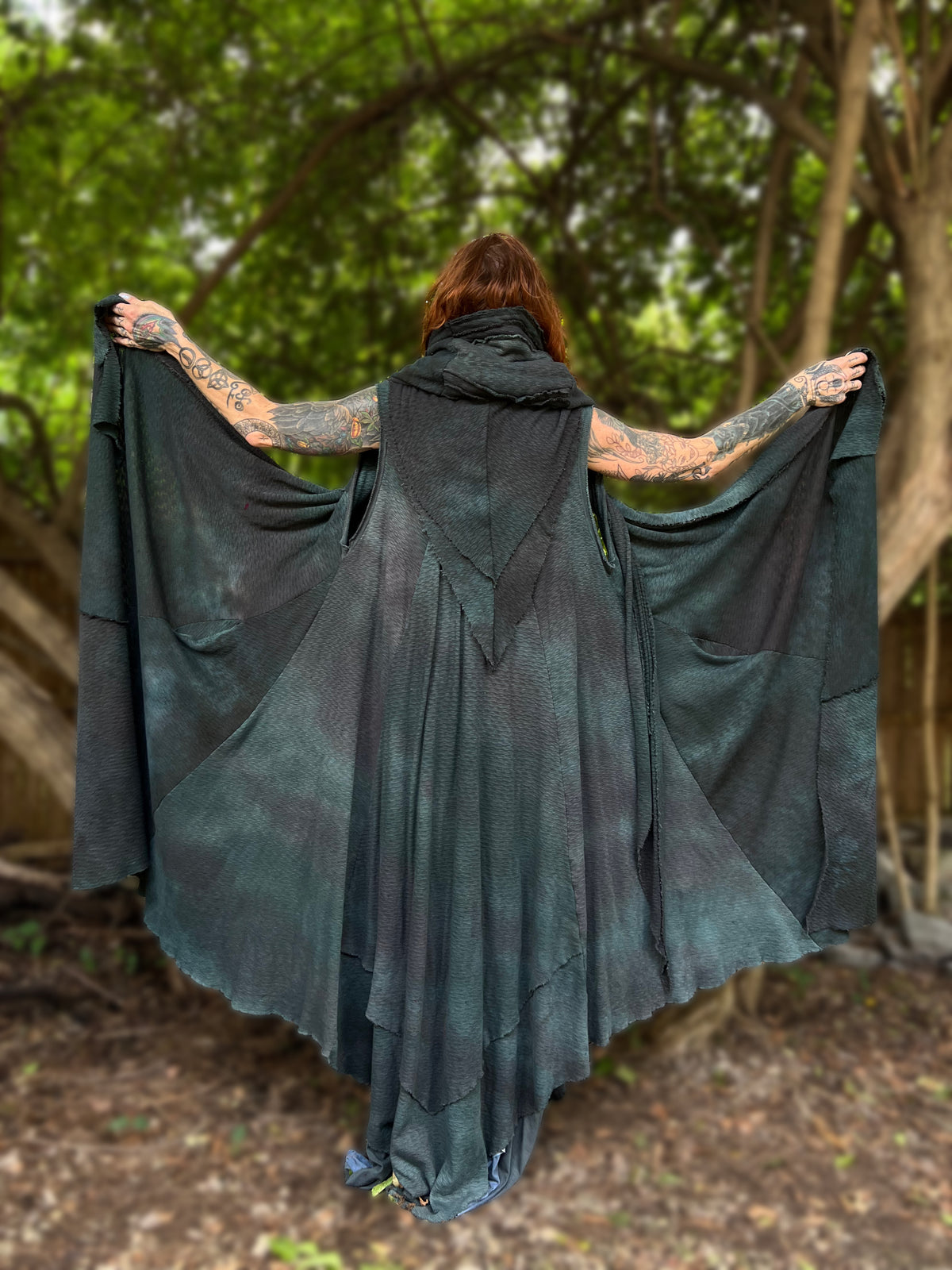 Traveler’s Cloak Woods Witch OOAK