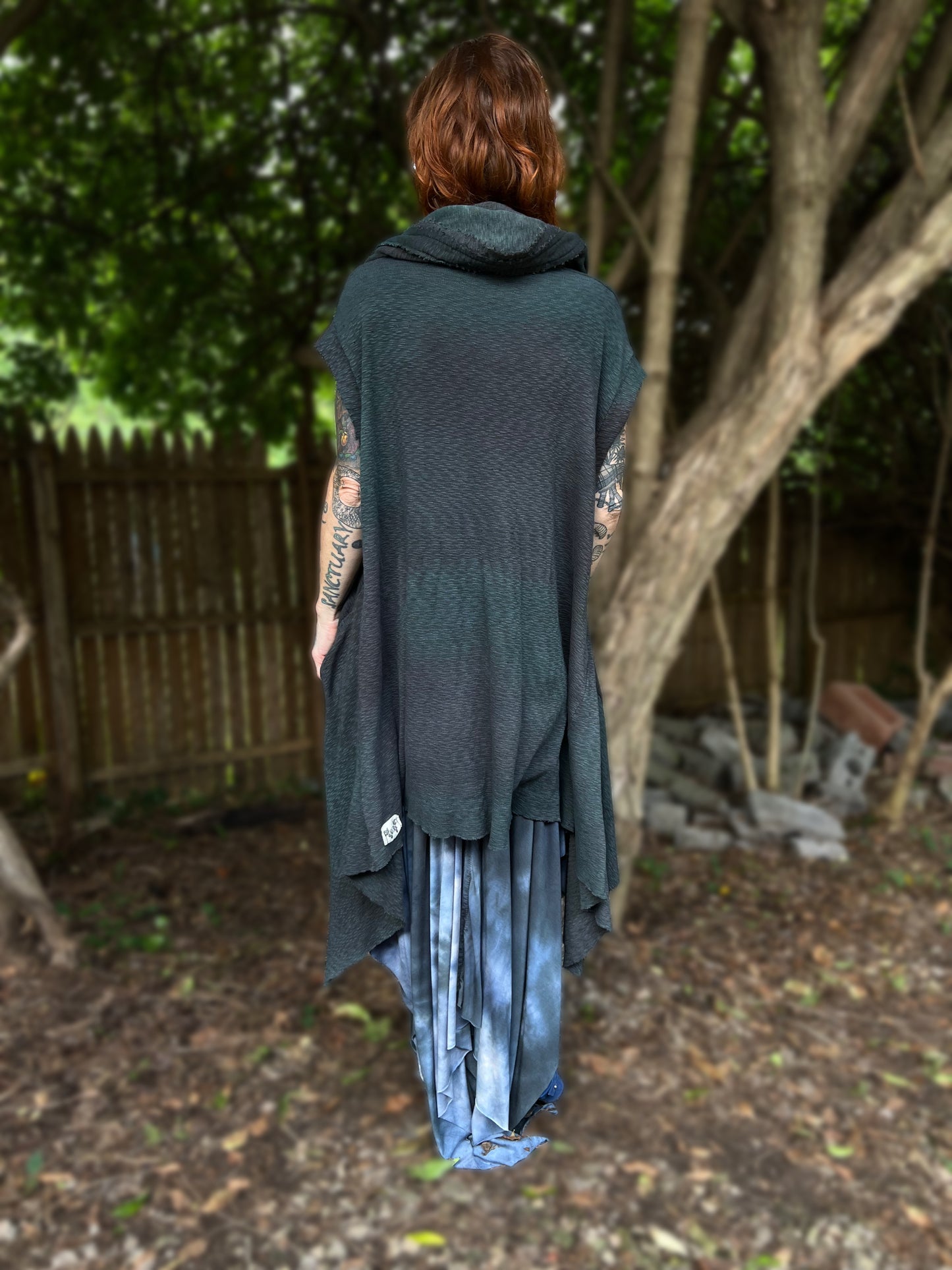Your Favorite NPC Cloak Cropped Woods Witch OOAK