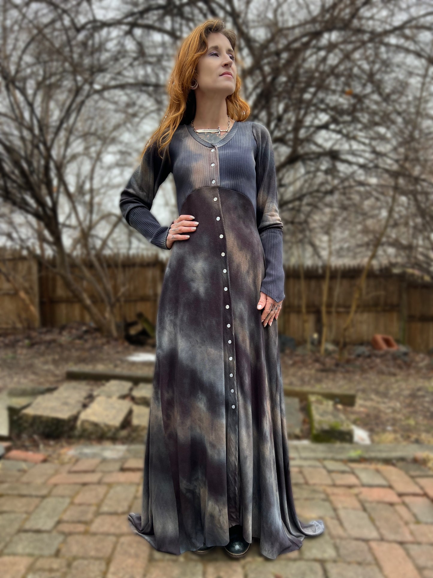 May Queen Gown Opossum Colorway OOAK