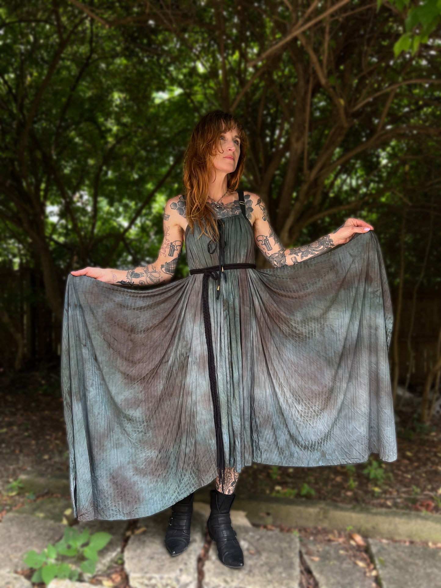 Elderflower Chemise Woodland colorway