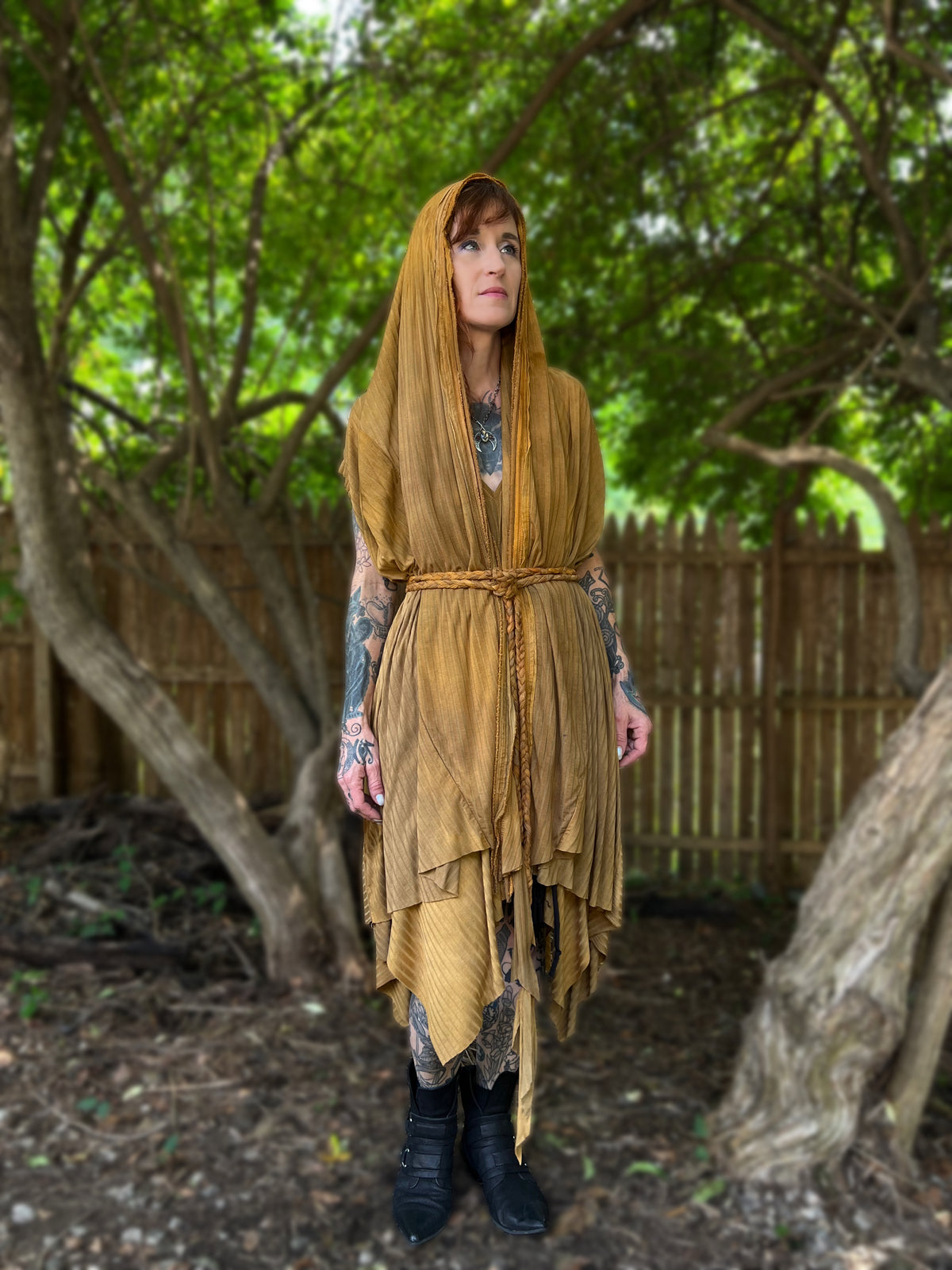 Your Favorite NPC Cloak Cropped September Sun OOAK