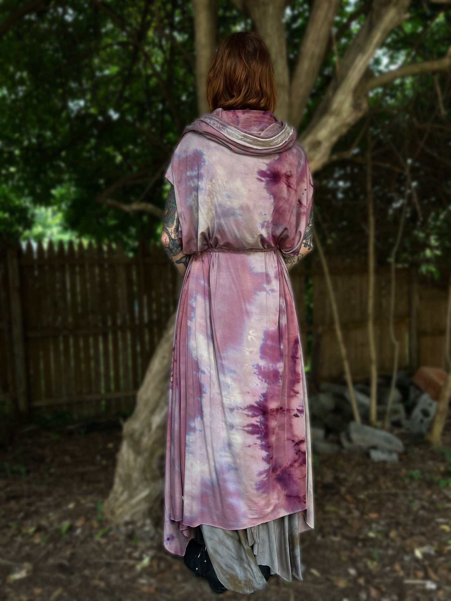 Your Favorite NPC Cloak Full Length Sweet Pea OOAK