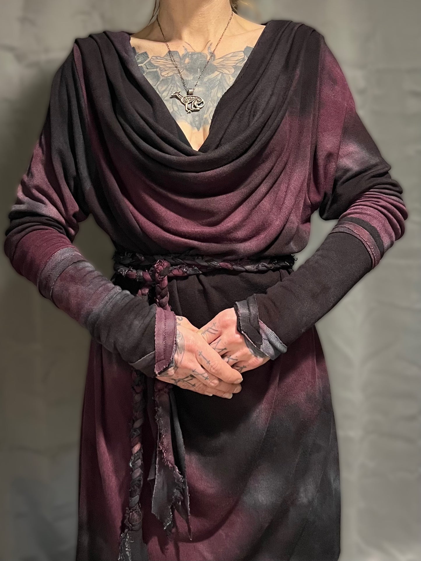 Tupelo Tunic Pokeberry Long version OOAK