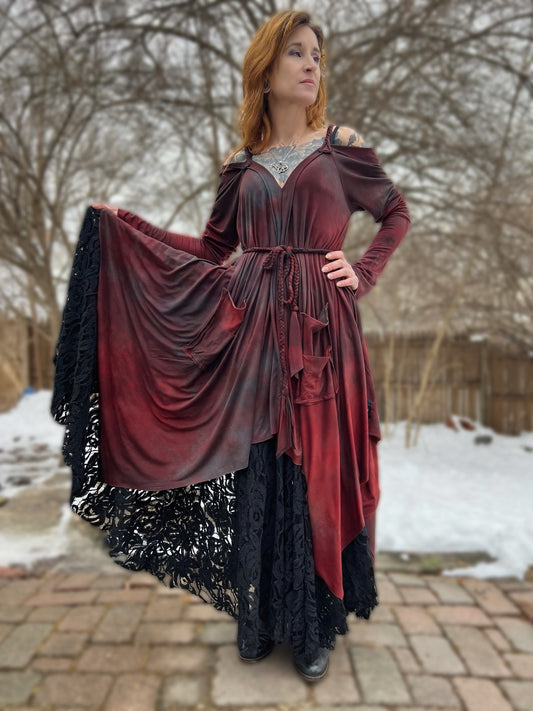 Adventuring Dress Blood Moon Colorway