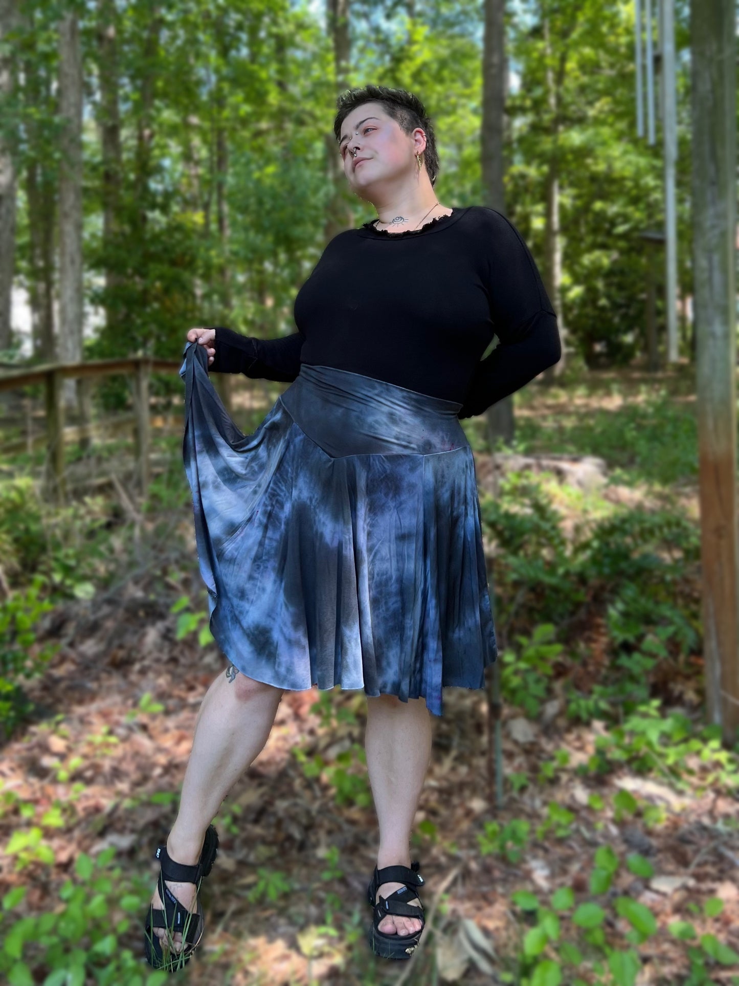 Danse Macabre Mini Skirt Salamander Colorway