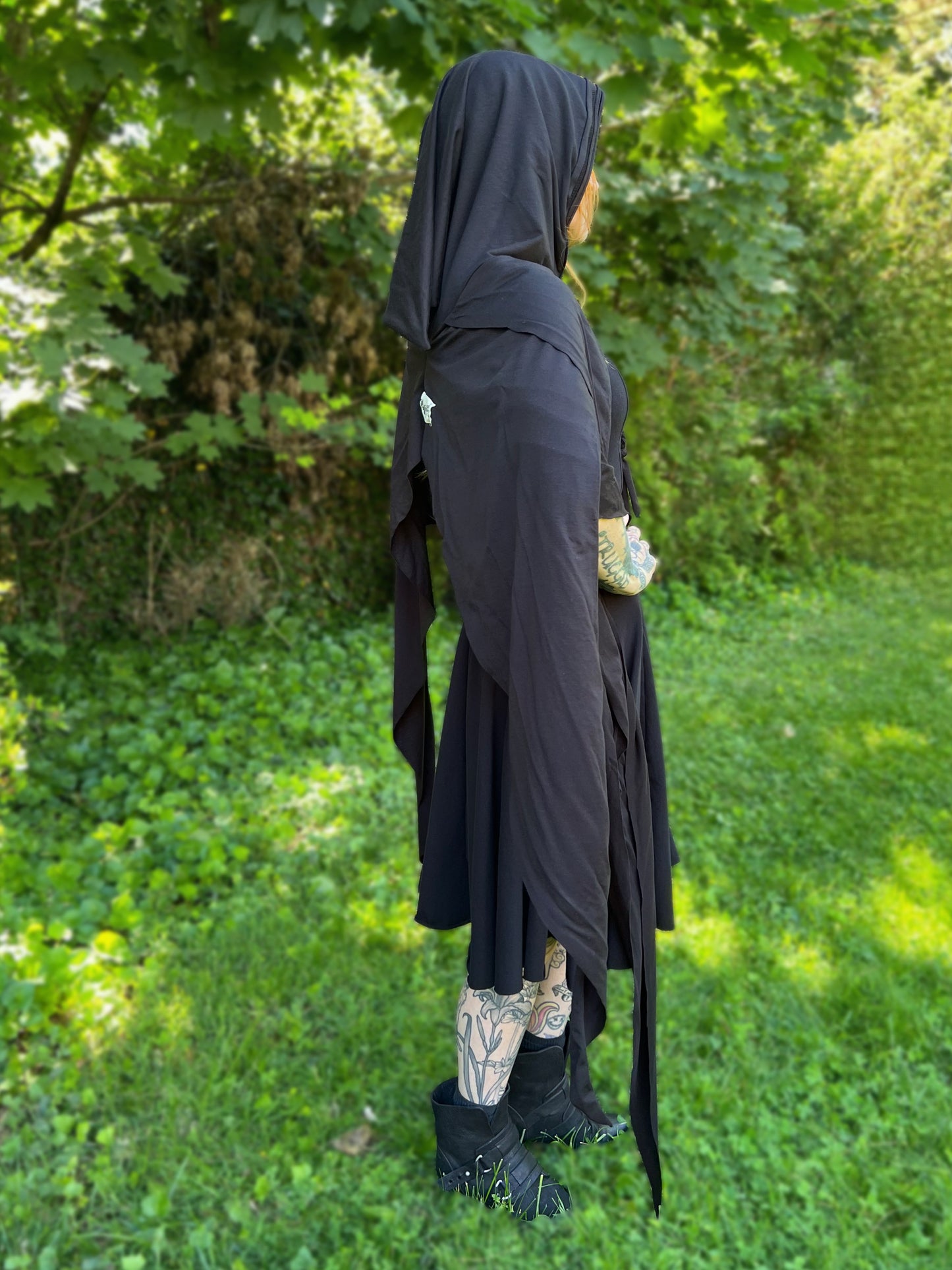Lore Hooded Shawl Tencel OOAK