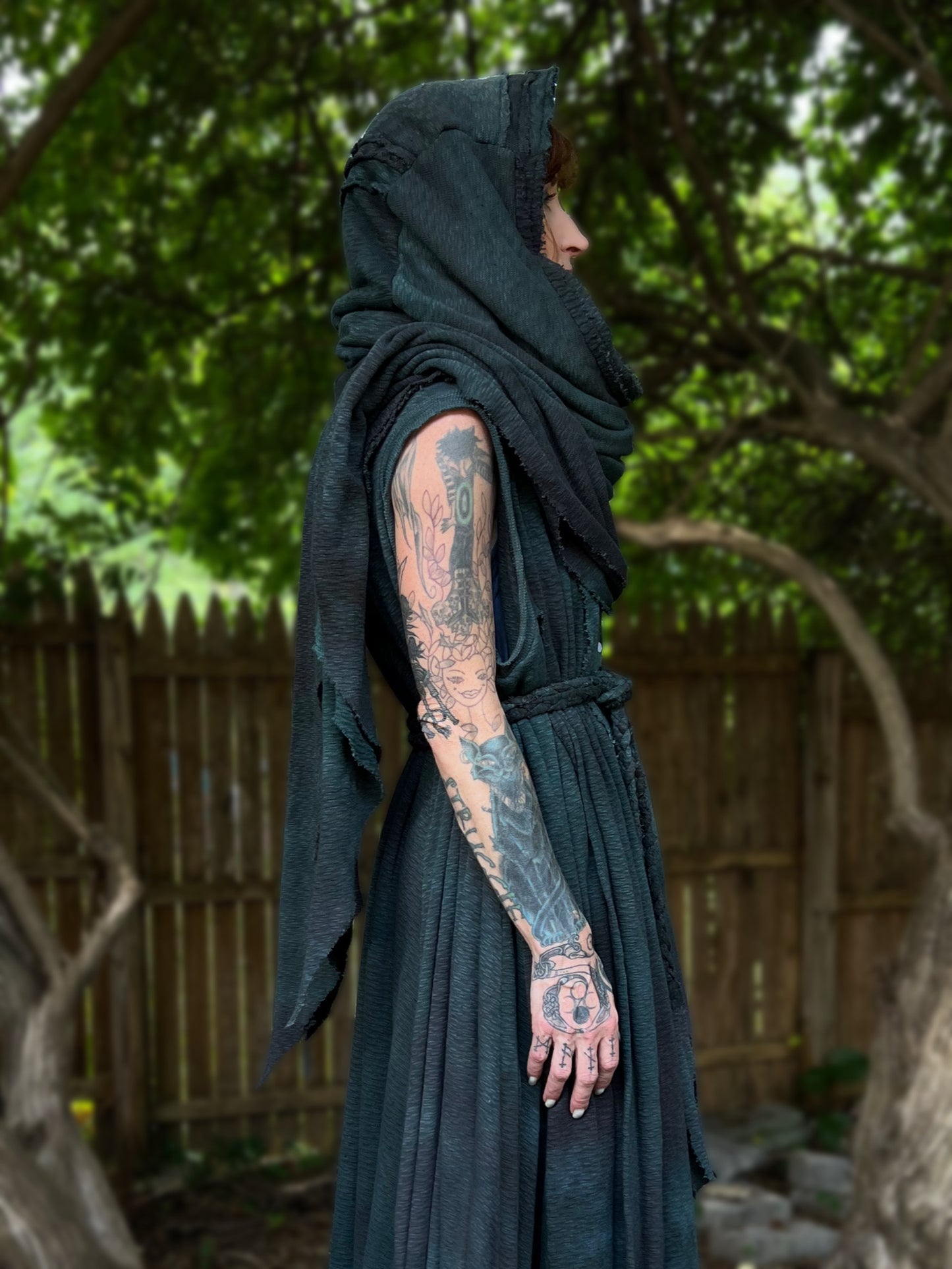 Traveler’s Cloak Woods Witch OOAK