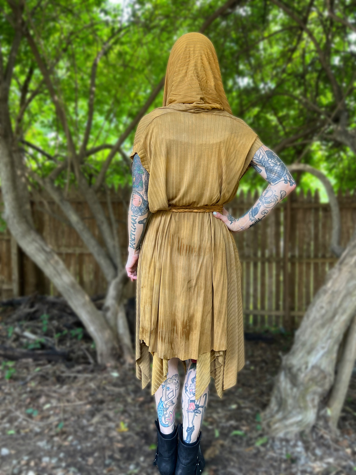Your Favorite NPC Cloak Cropped September Sun OOAK