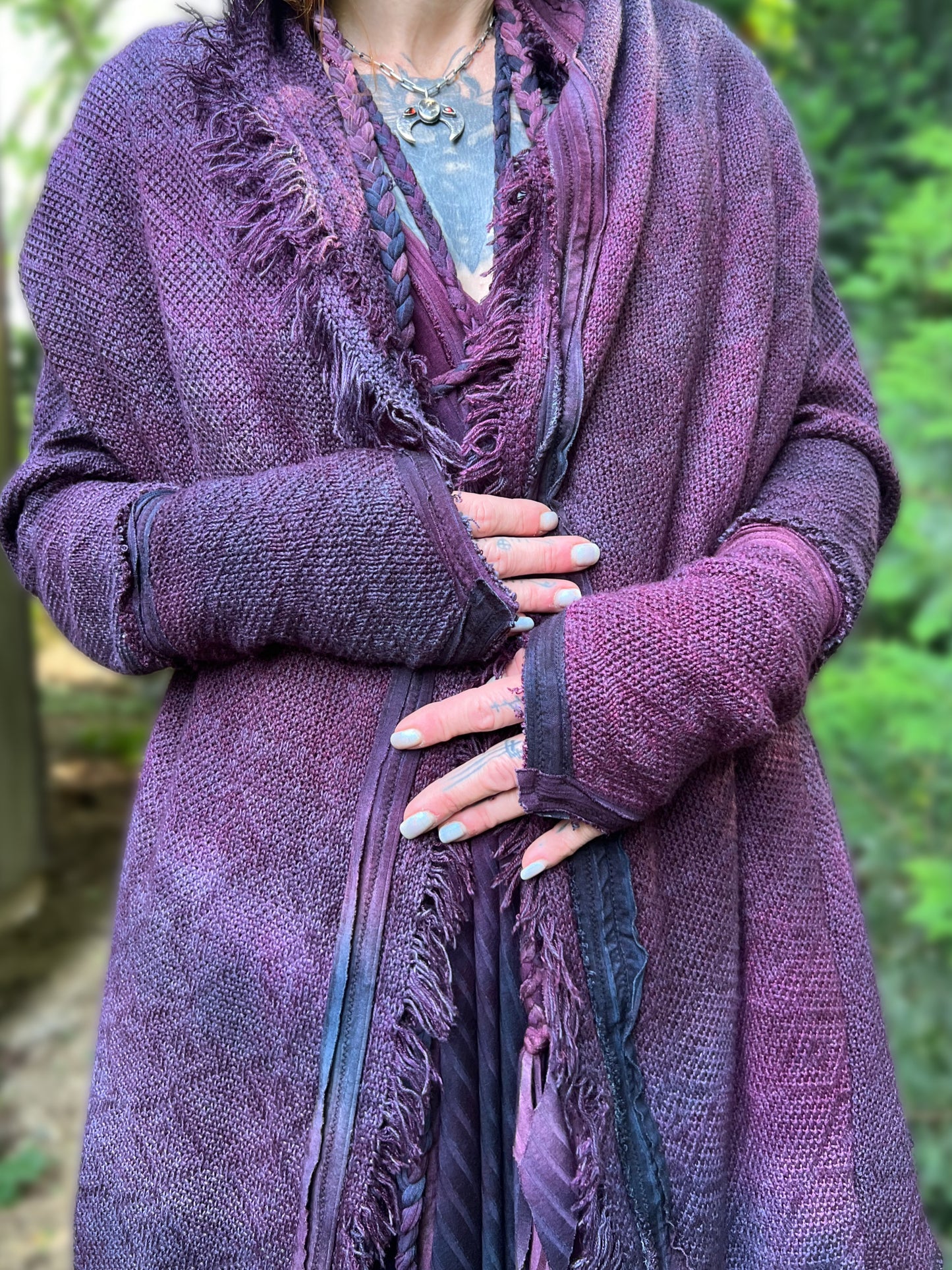 Your Favorite NPC Cloak Rubus colorway OOAK