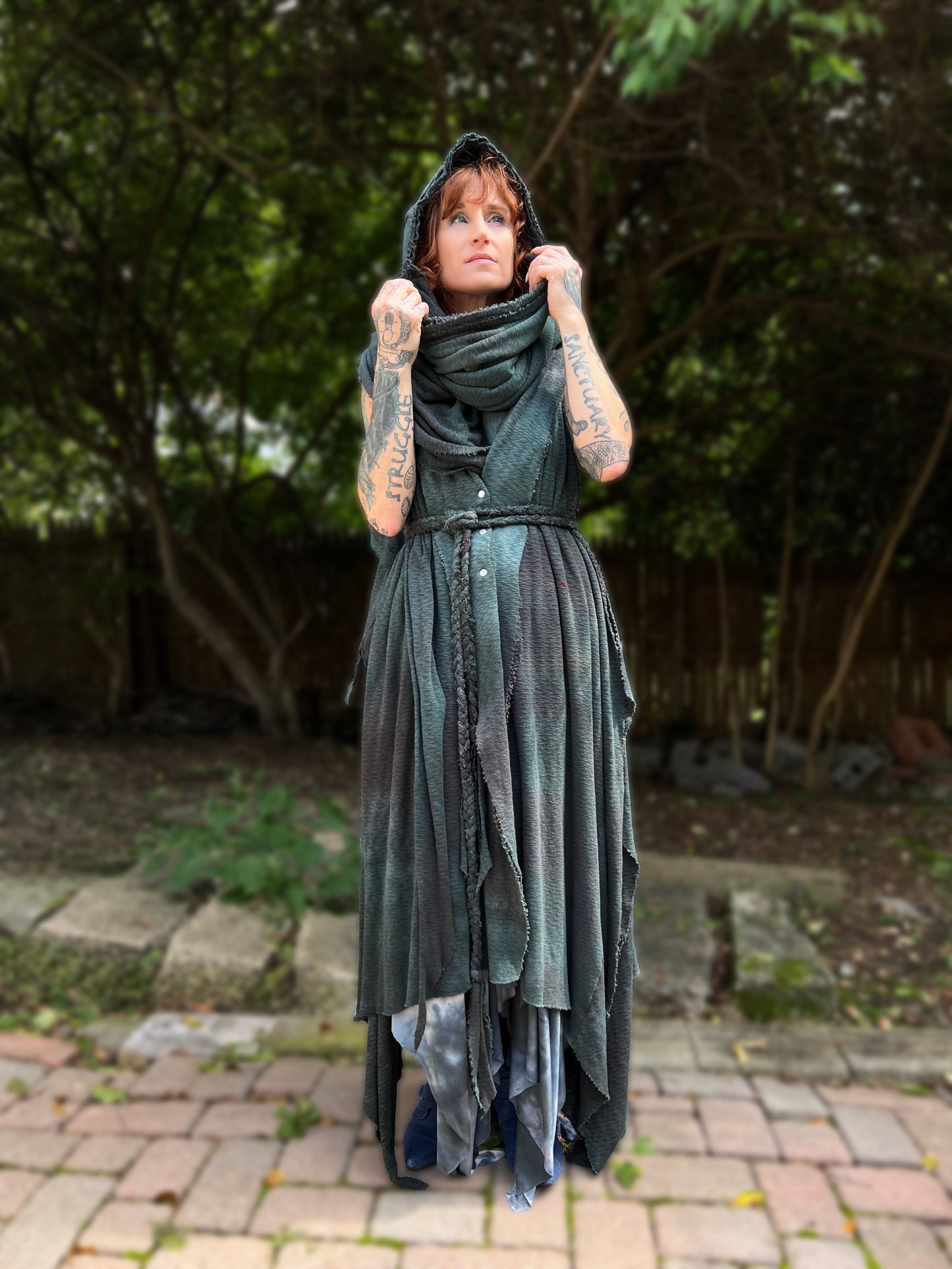 Traveler’s Cloak Woods Witch OOAK
