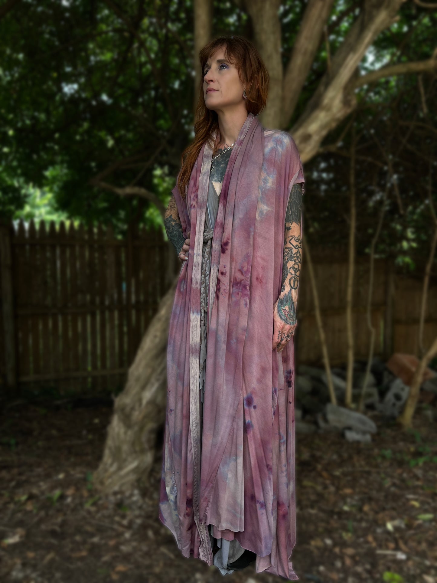 Your Favorite NPC Cloak Full Length Sweet Pea OOAK