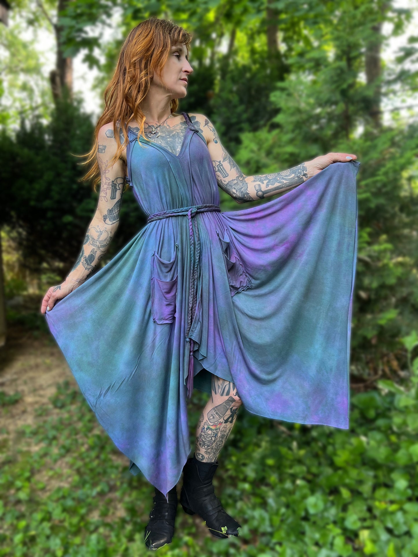 Adventuring Dress Solstice colorway