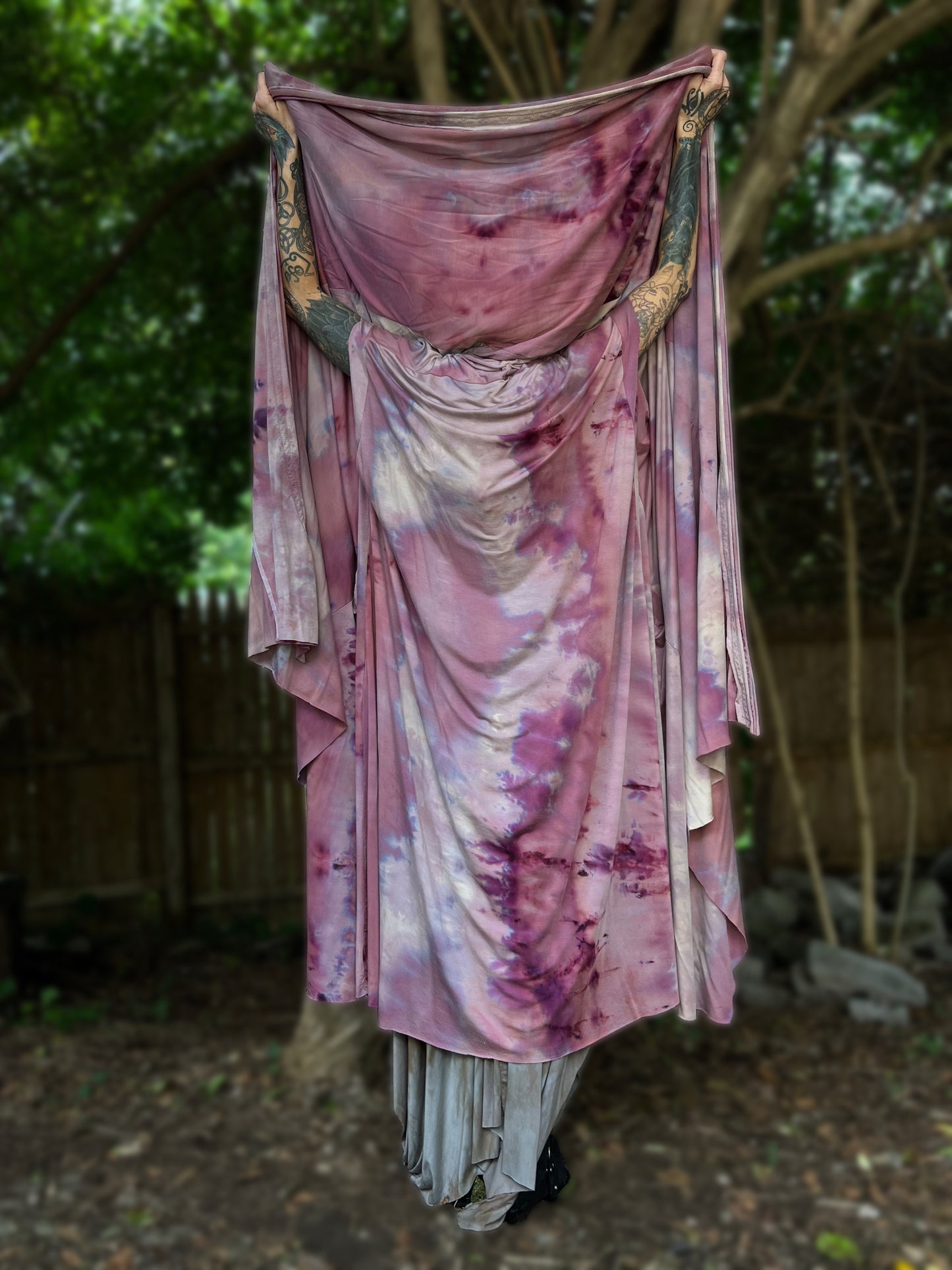Your Favorite NPC Cloak Full Length Sweet Pea OOAK