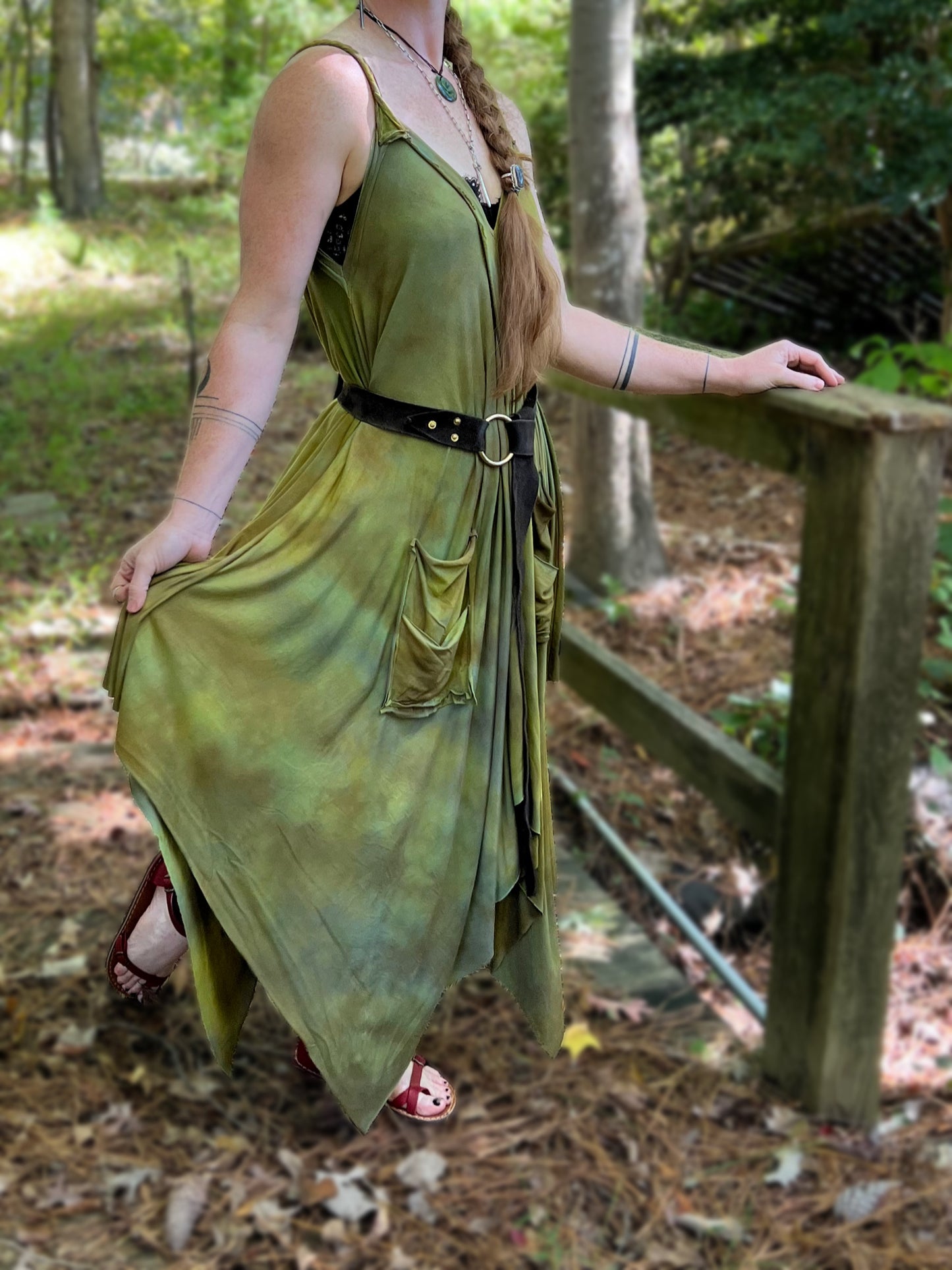 Adventuring Dress Apocynum colorway