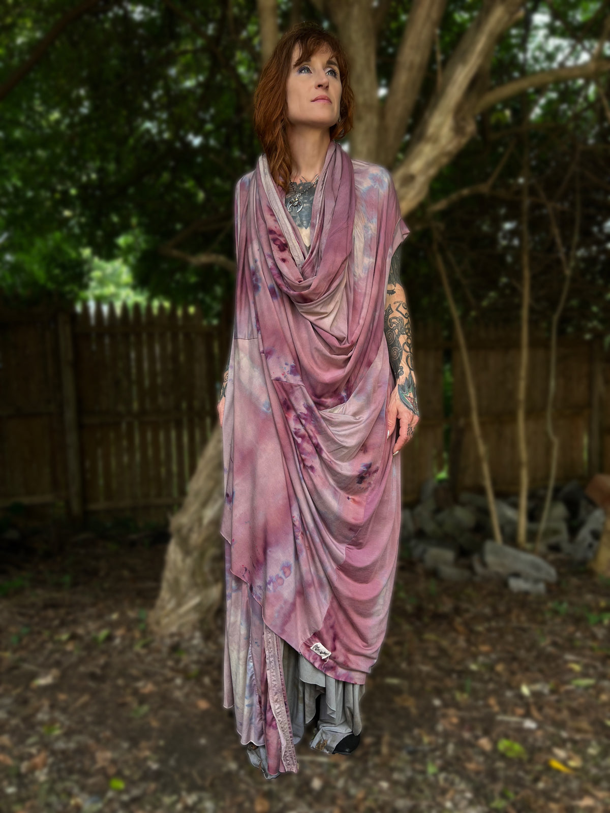 Your Favorite NPC Cloak Full Length Sweet Pea OOAK