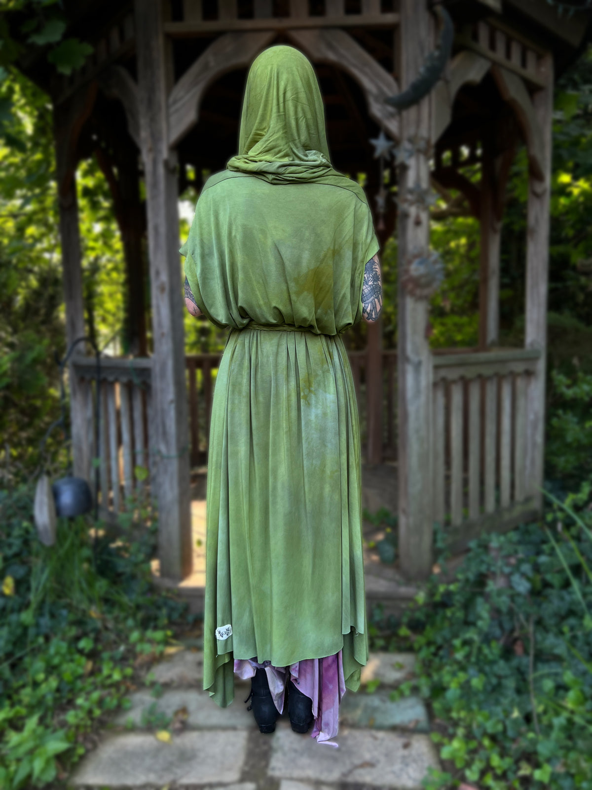 Your Favorite NPC Cloak Full Length Lemongrass OOAK
