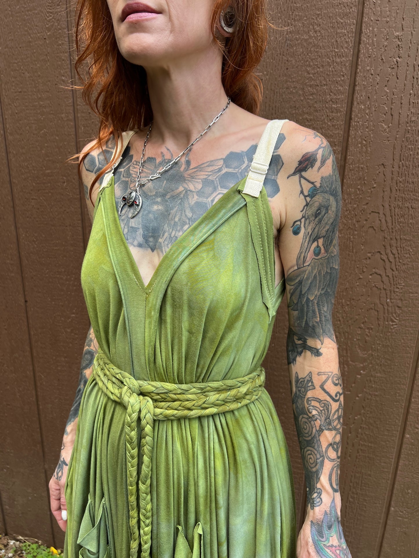 Adjustable Adventuring Dress Lemongrass