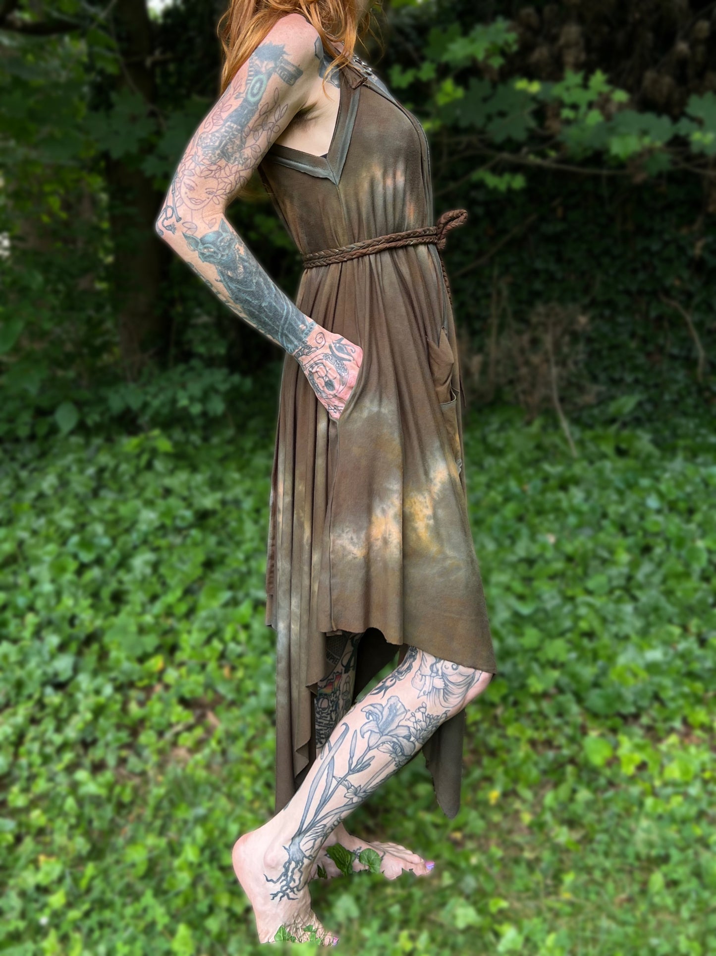 Adventuring Dress Penn’s Woods colorway