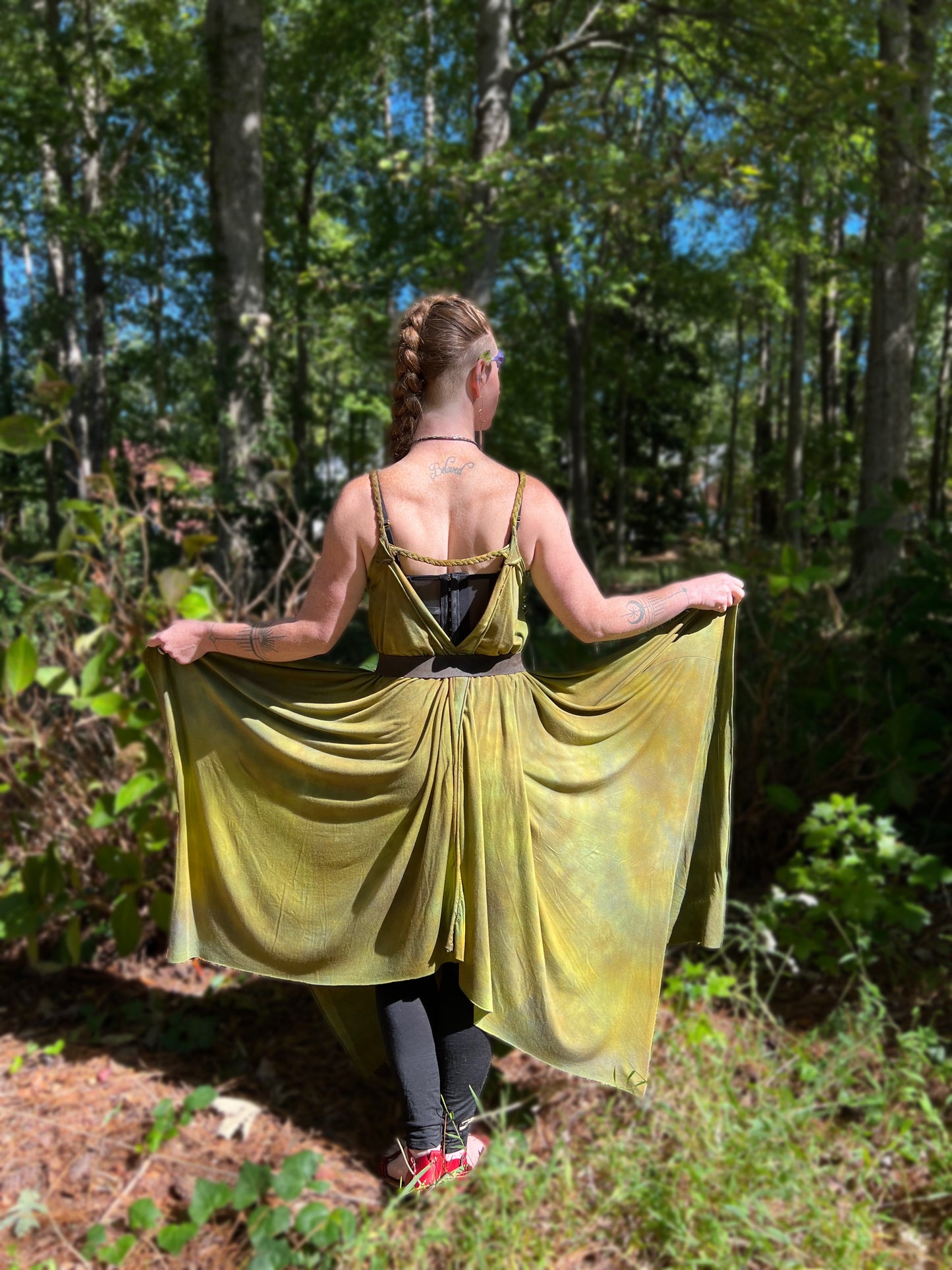 Adventuring Dress Apocynum colorway