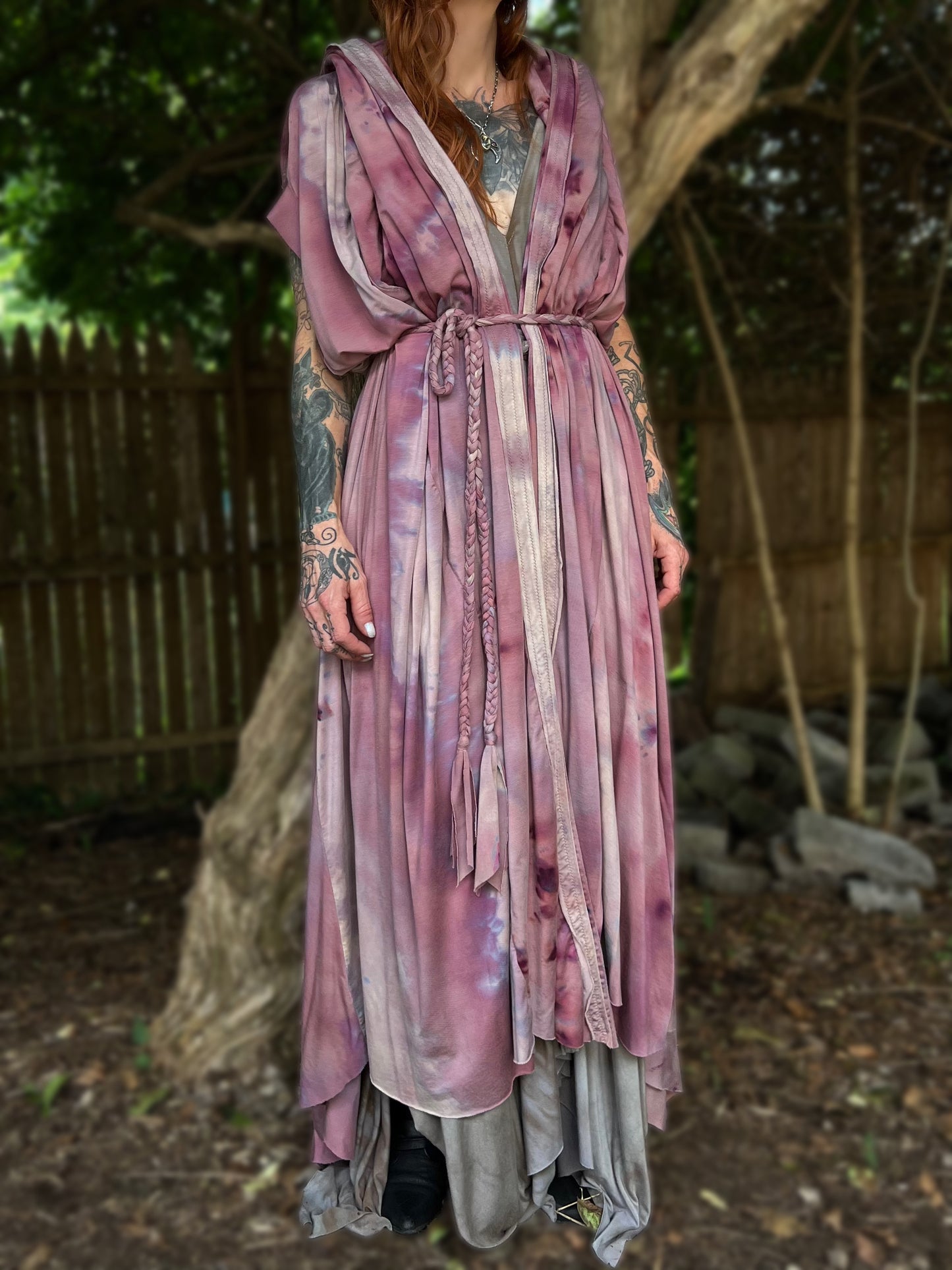 Your Favorite NPC Cloak Full Length Sweet Pea OOAK