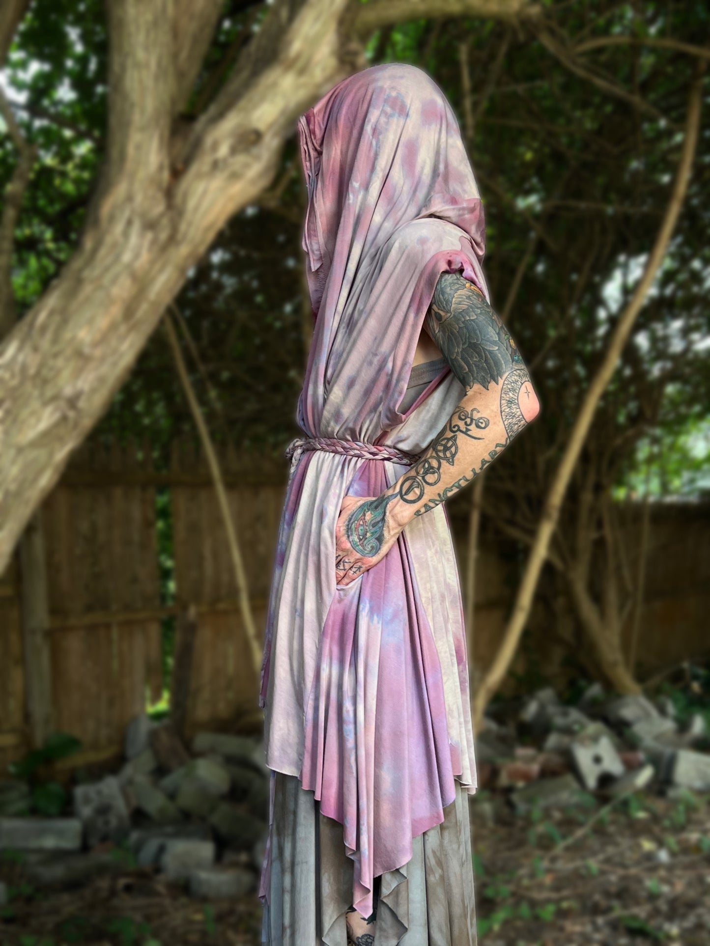 Your Favorite NPC Cloak Cropped Sweet Pea OOAK