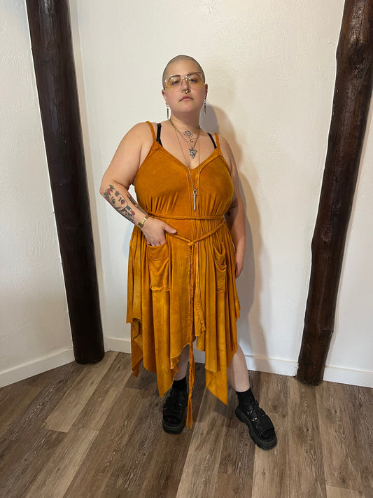 Adventuring Dress Helianthus colorway