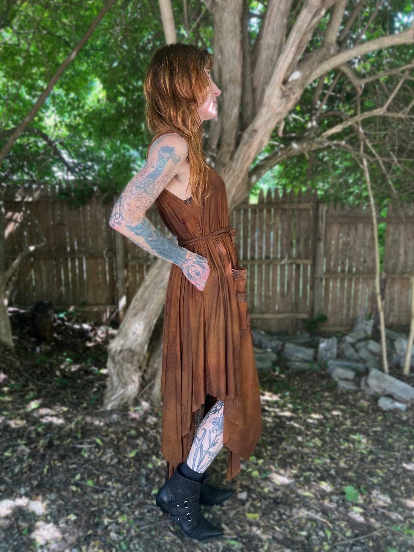 Adventuring Dress Tencel OOAK