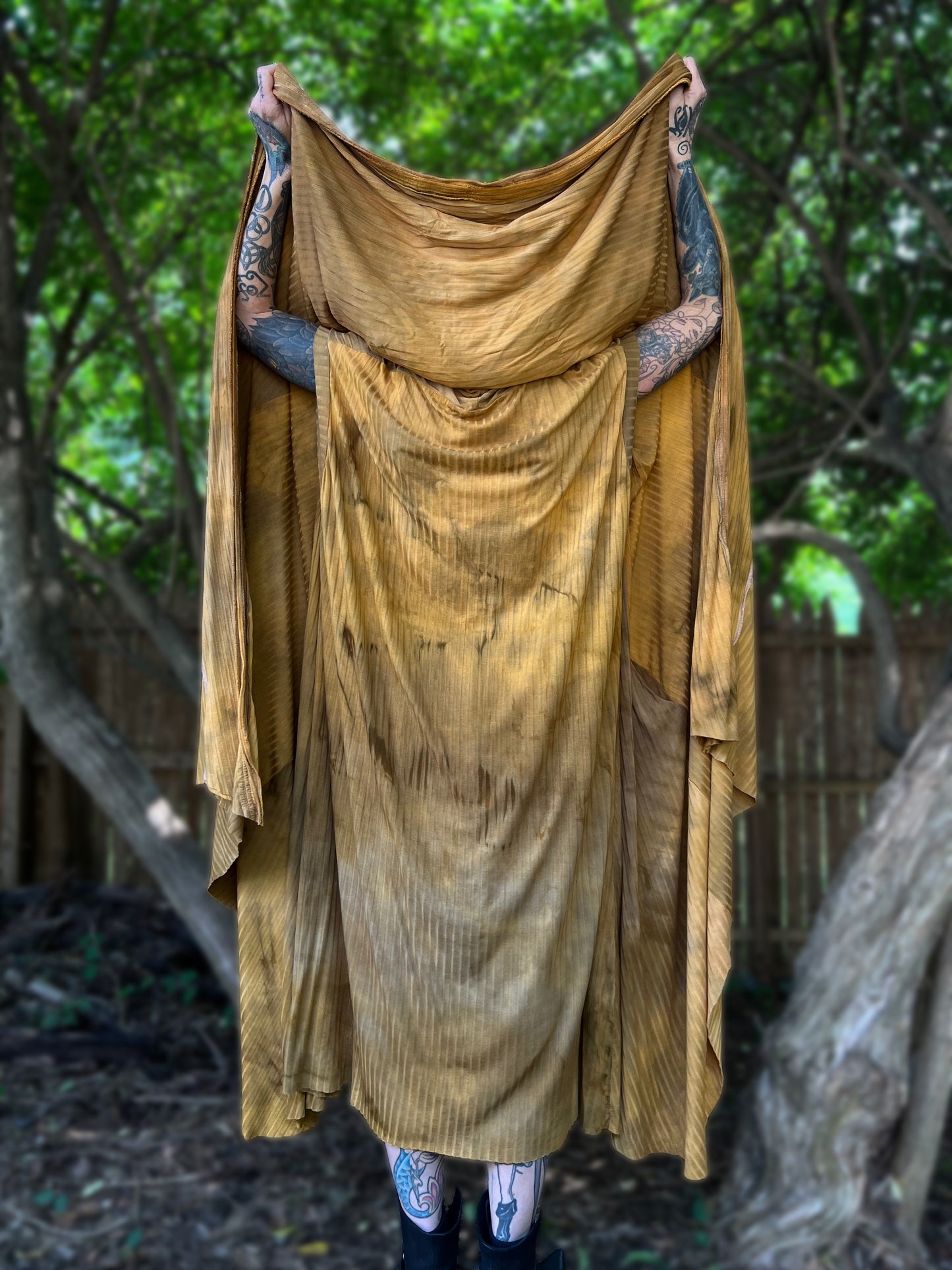 Your Favorite NPC Cloak Full Length September Sun  OOAK