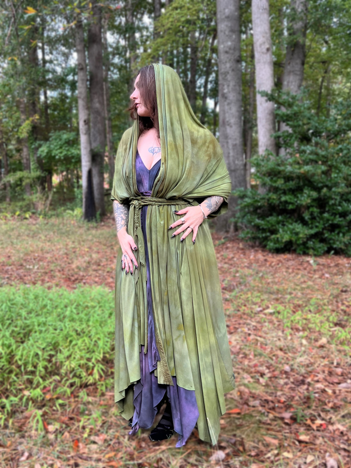 Your Favorite NPC Cloak Viburnum OOAK