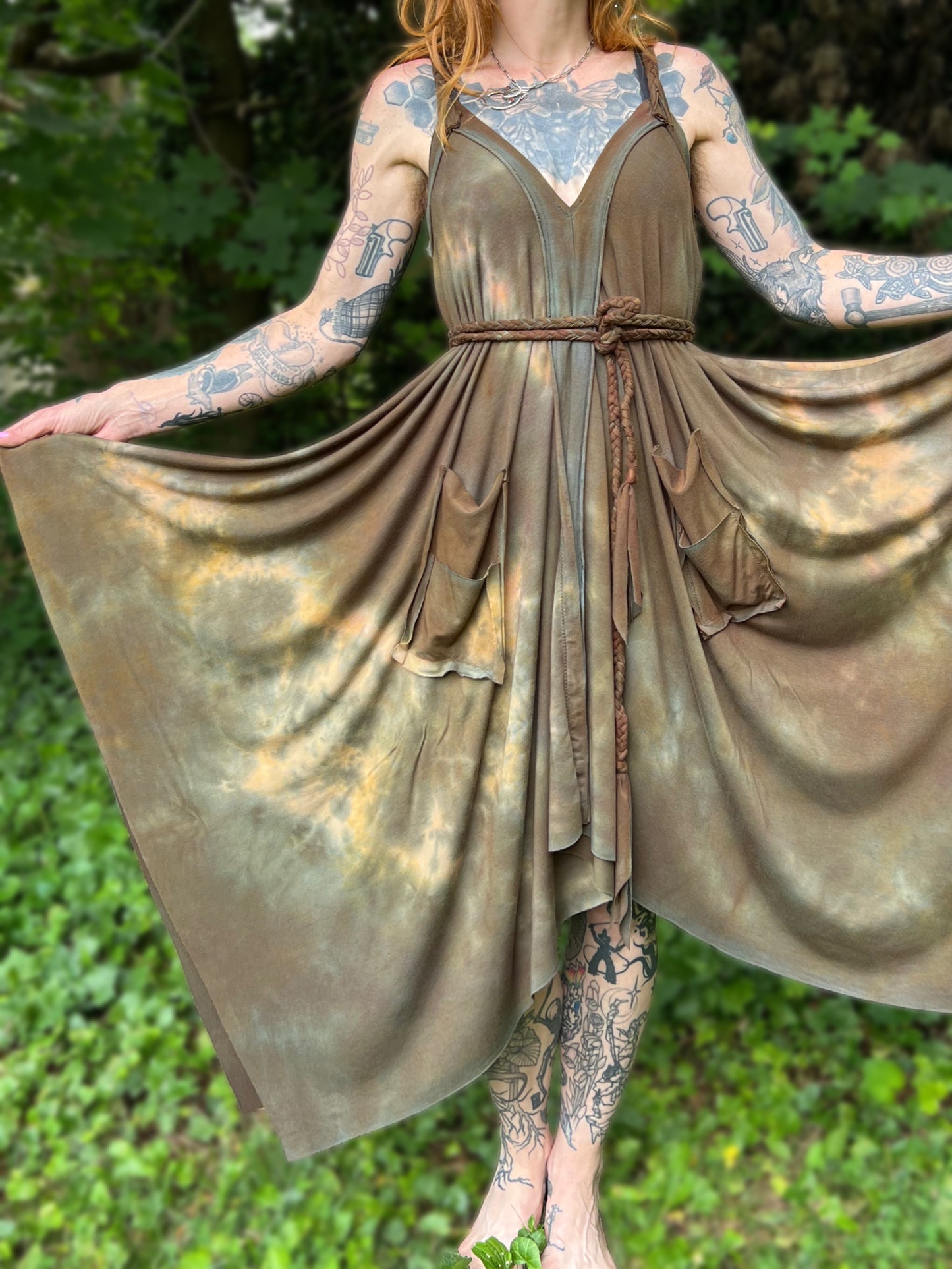 Adventuring Dress Penn’s Woods colorway