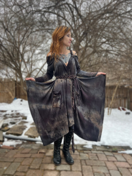 Adventuring Dress Opossum Colorway