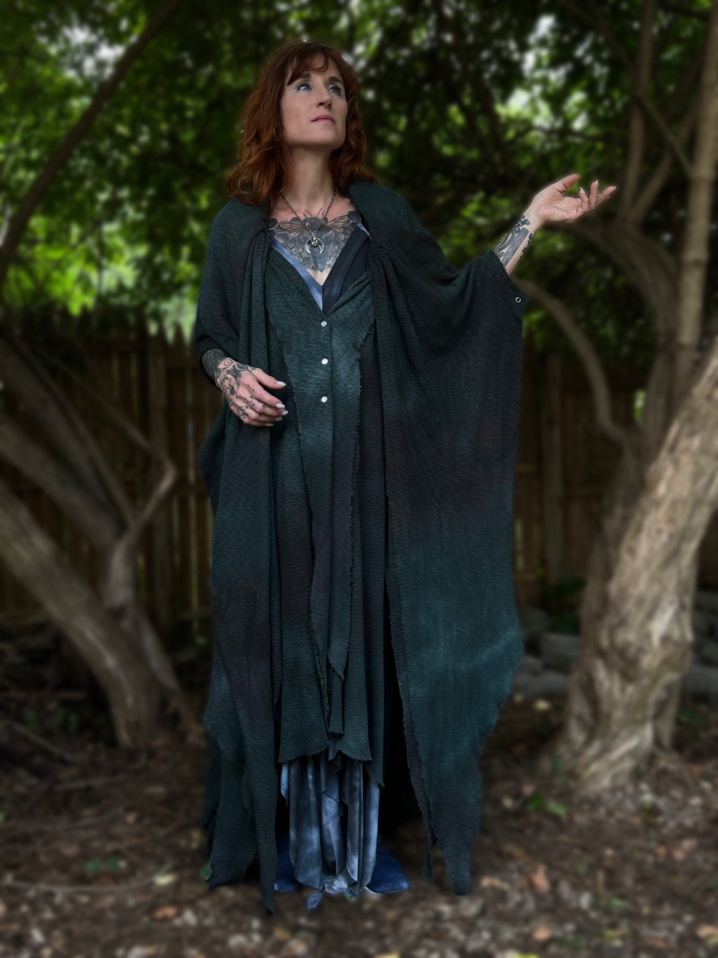 Traveler’s Cloak Woods Witch OOAK