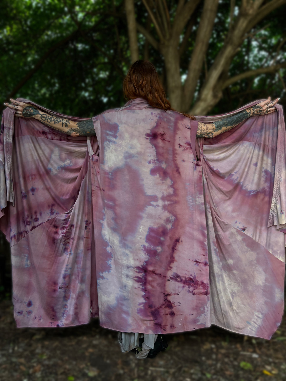 Your Favorite NPC Cloak Full Length Sweet Pea OOAK