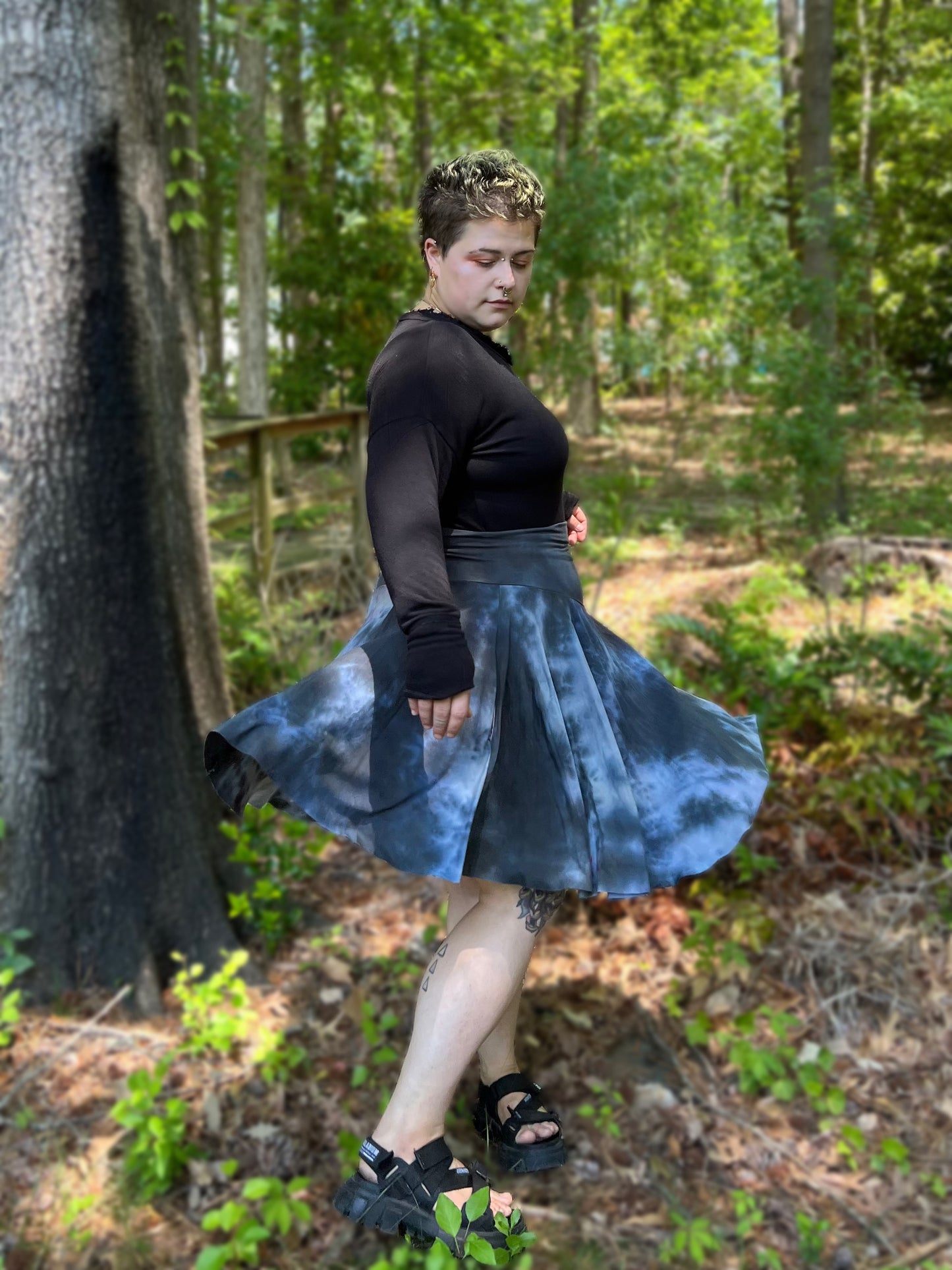 Danse Macabre Mini Skirt Salamander Colorway