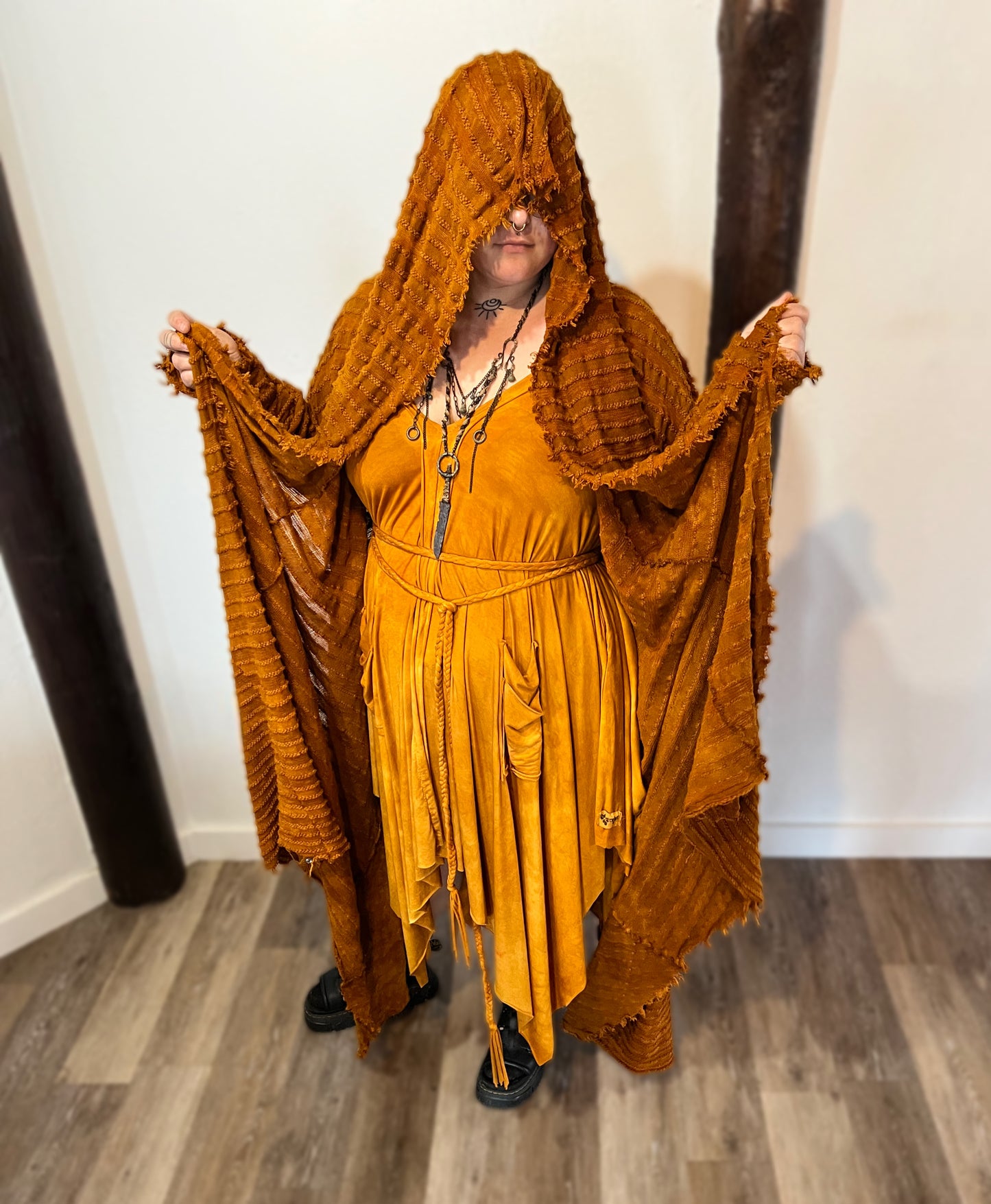 Your Favorite NPC Cloak Helianthus colorway OOAK