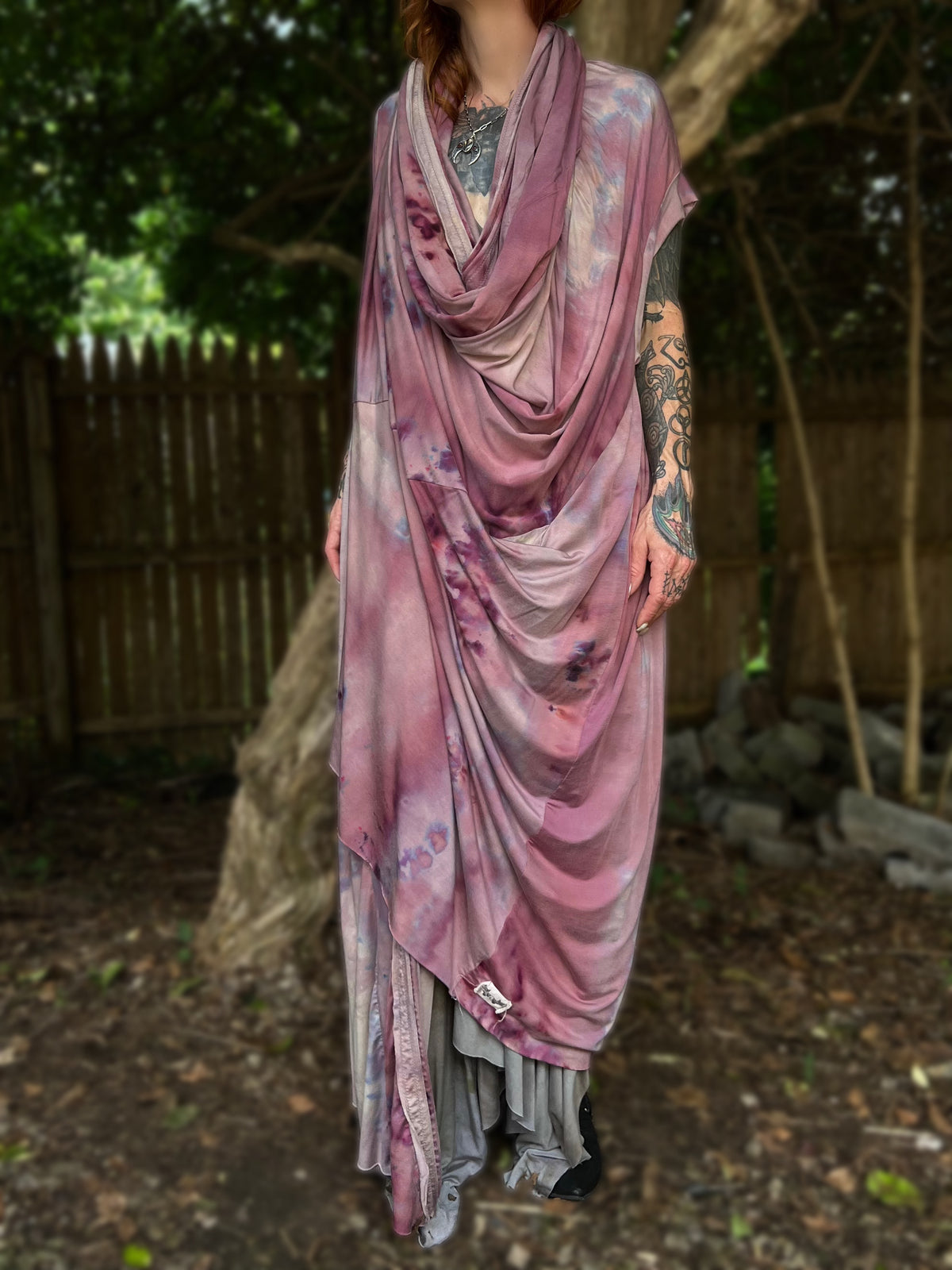 Your Favorite NPC Cloak Full Length Sweet Pea OOAK
