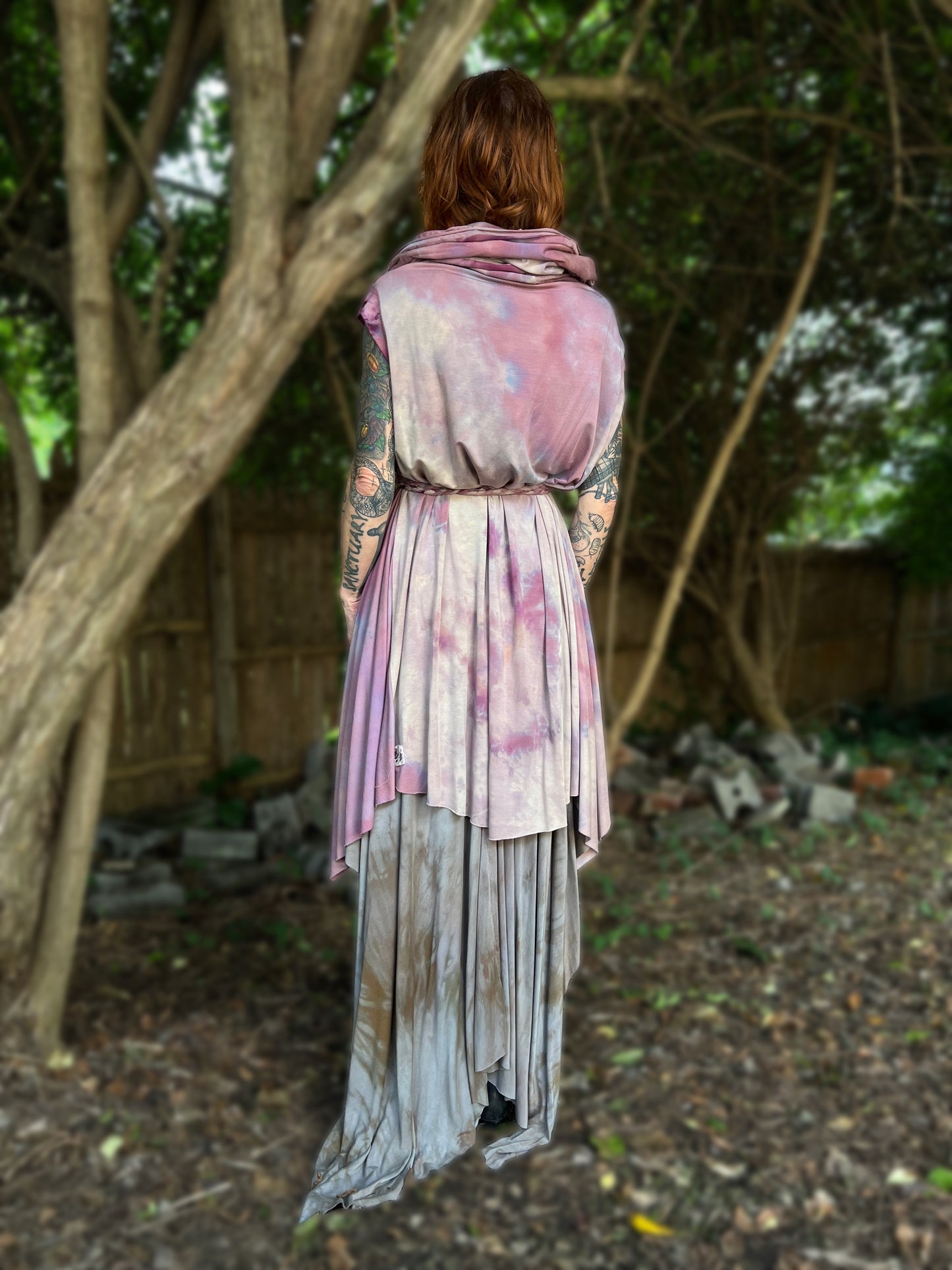 Your Favorite NPC Cloak Cropped Sweet Pea OOAK