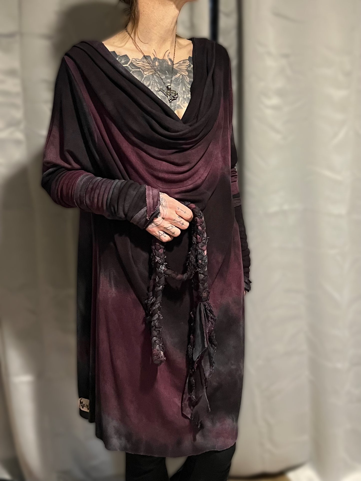 Tupelo Tunic Pokeberry Long version OOAK