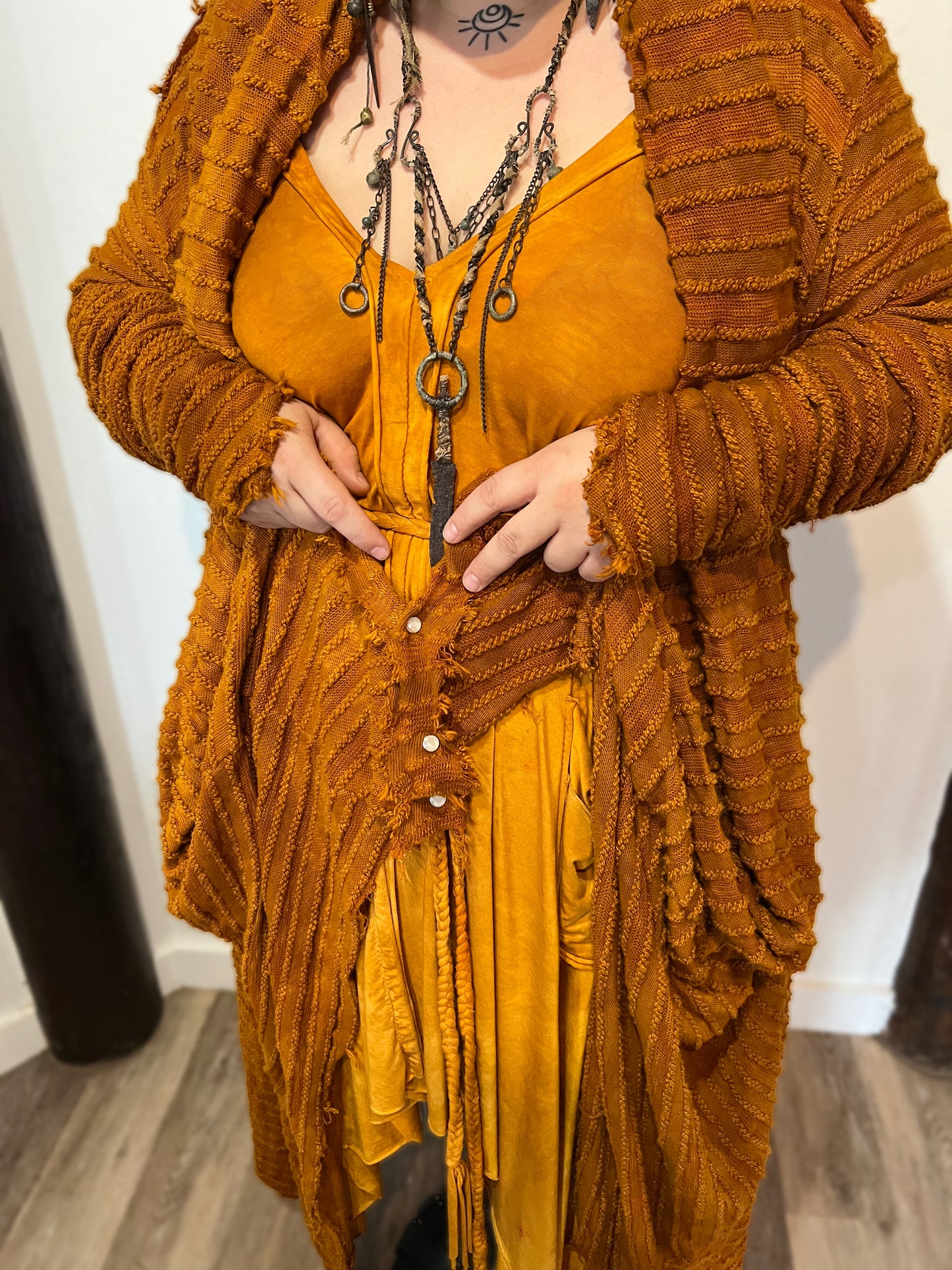 Your Favorite NPC Cloak Helianthus colorway OOAK