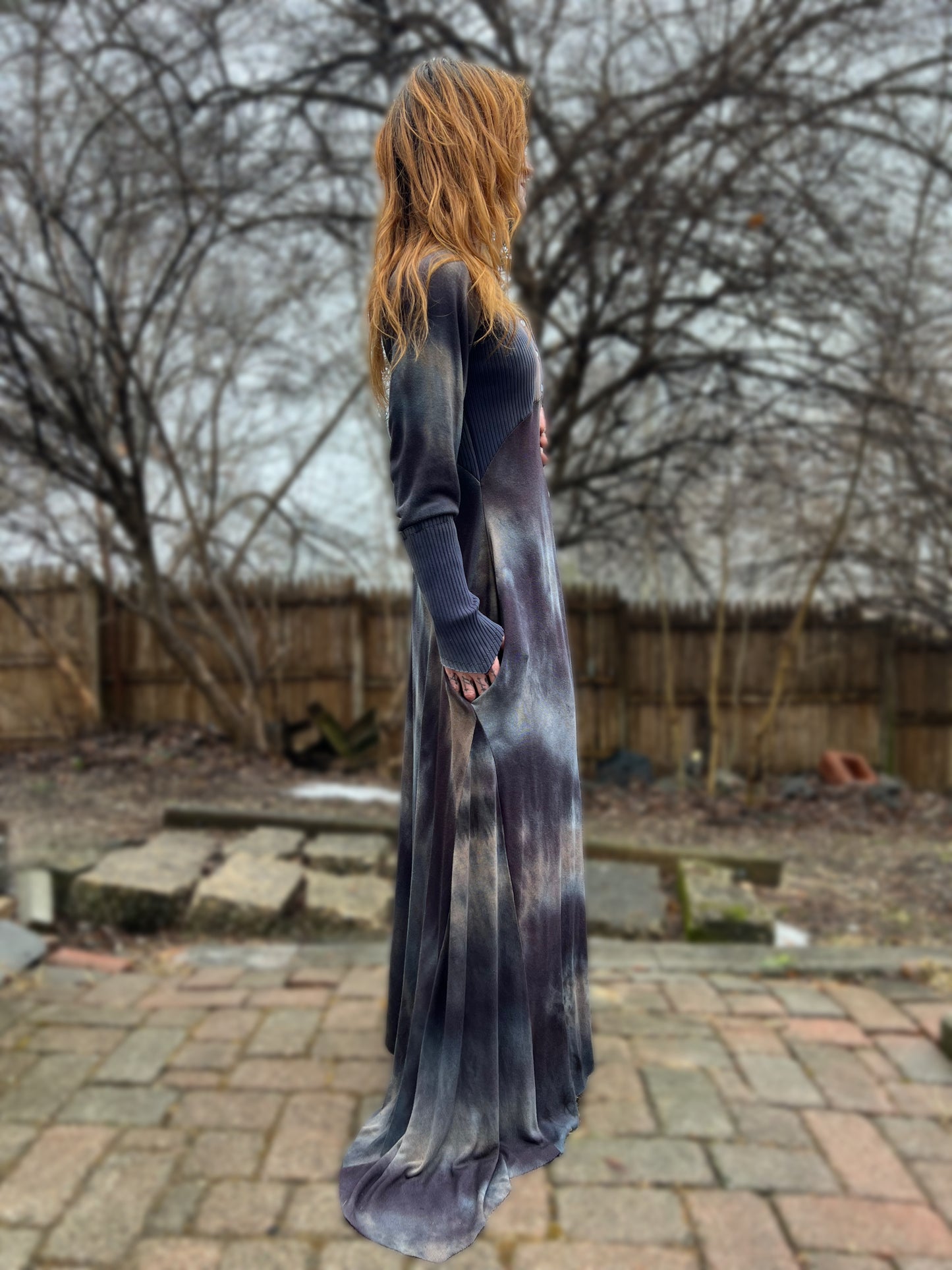 May Queen Gown Opossum Colorway OOAK