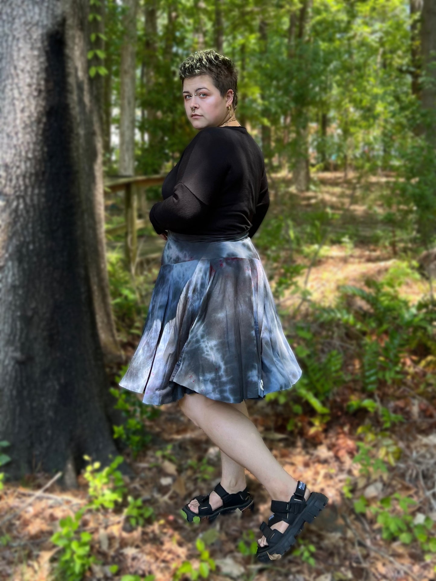 Danse Macabre Mini Skirt Salamander Colorway
