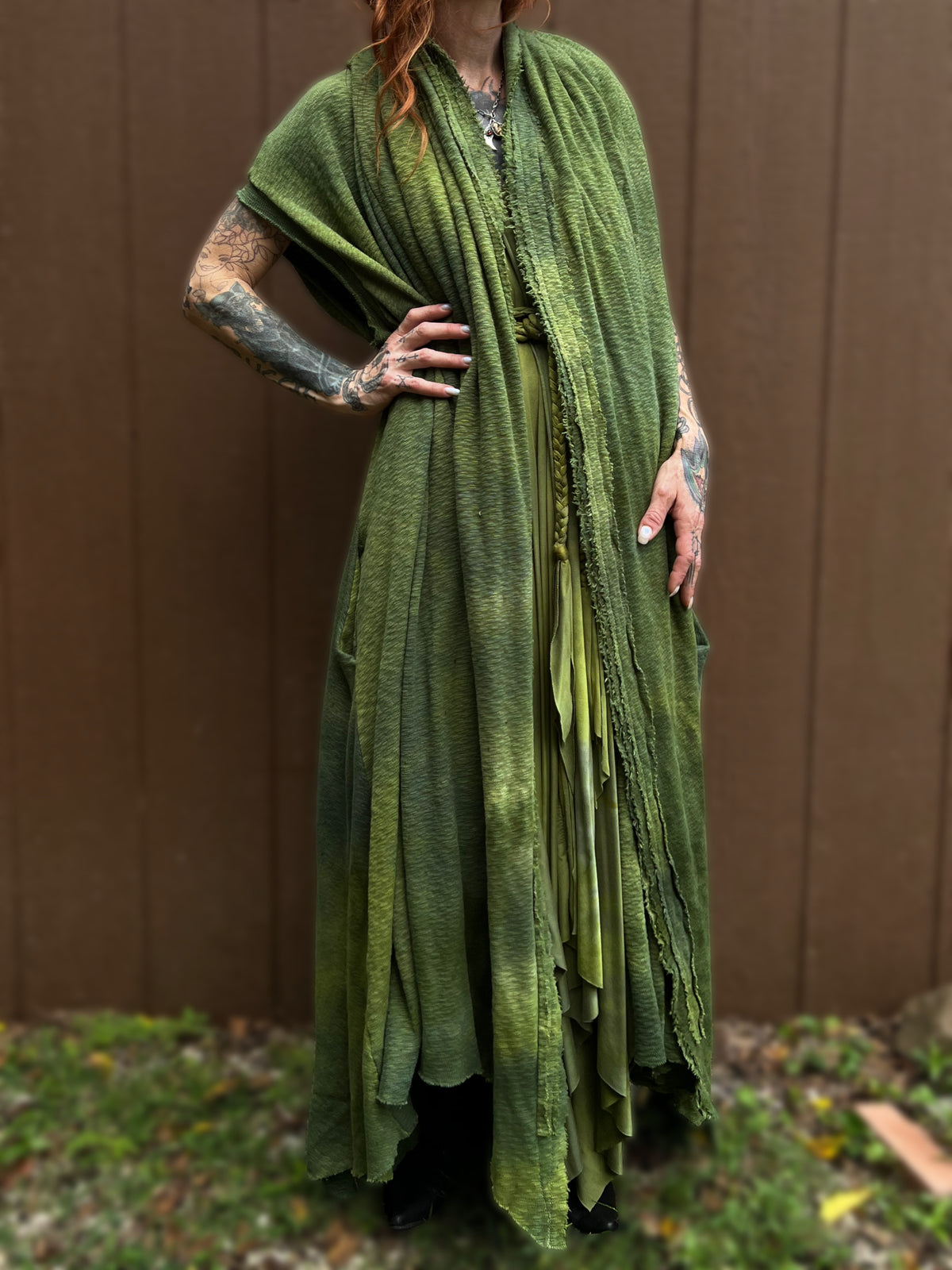 Your Favorite NPC Cloak Full Length Laurel OOAK