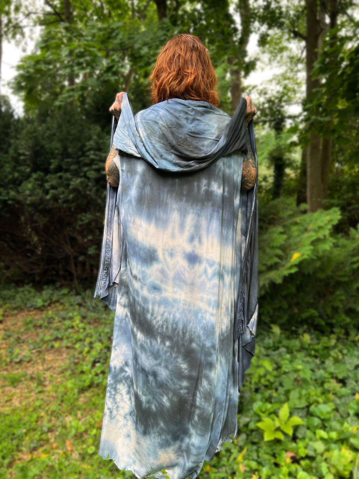 Your Favorite NPC Cloak Full Length Atlantic OOAK