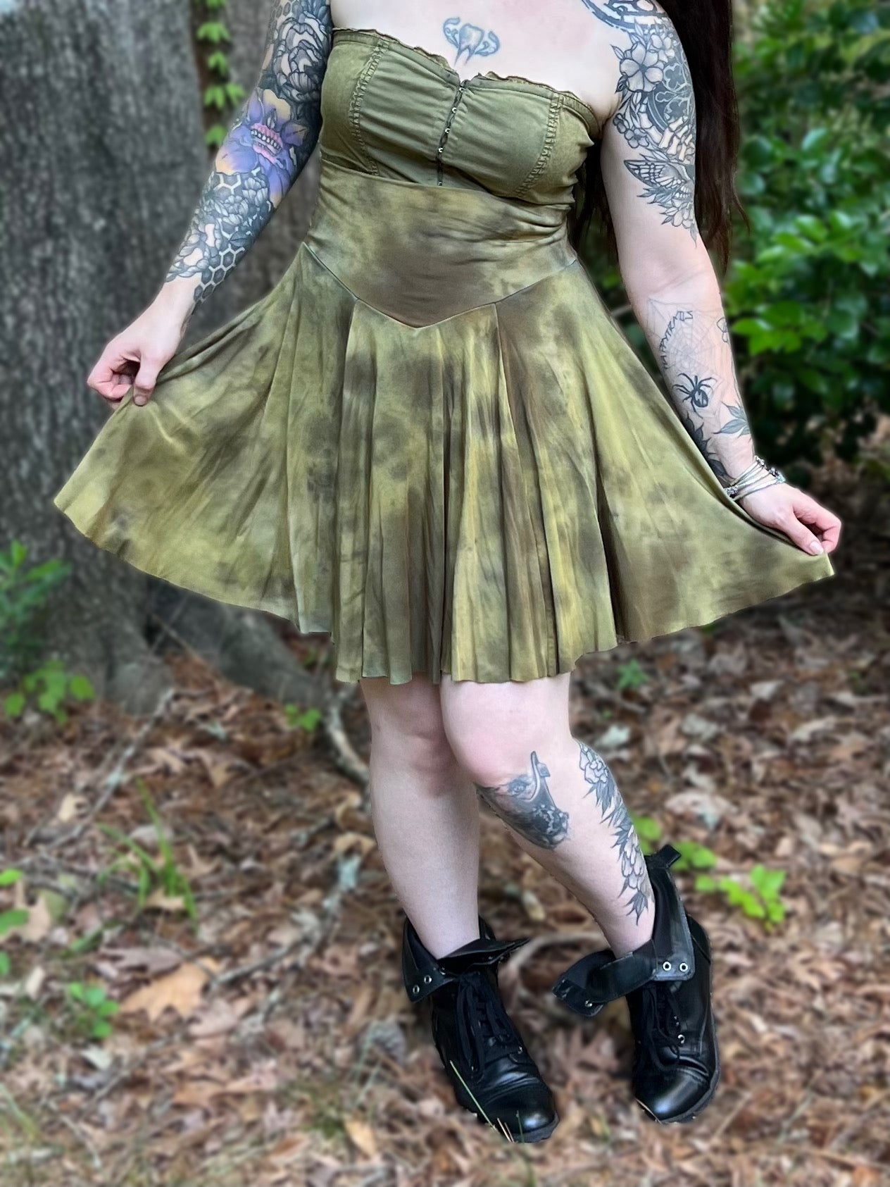 Danse Macabre Mini Skirt Understory colorway