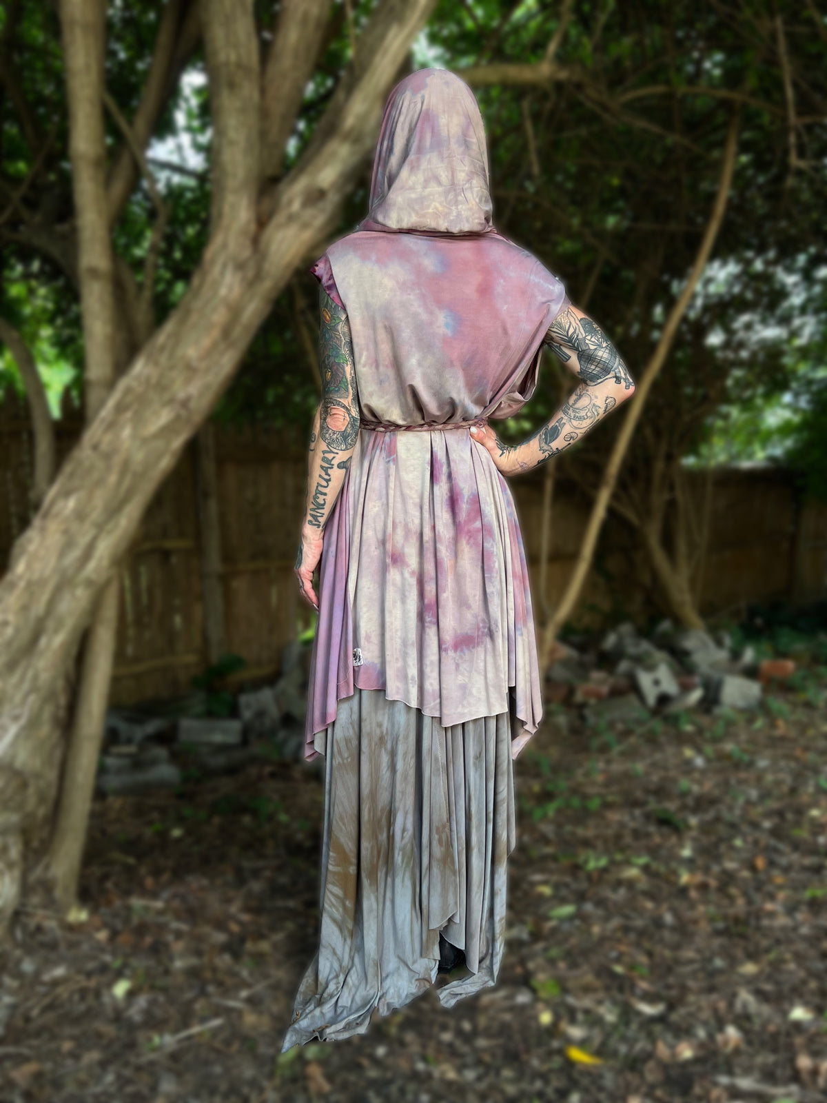 Your Favorite NPC Cloak Cropped Sweet Pea OOAK