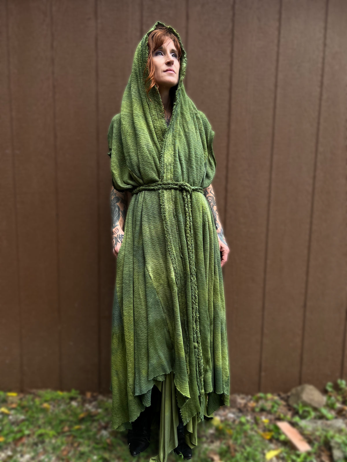 Your Favorite NPC Cloak Full Length Laurel OOAK