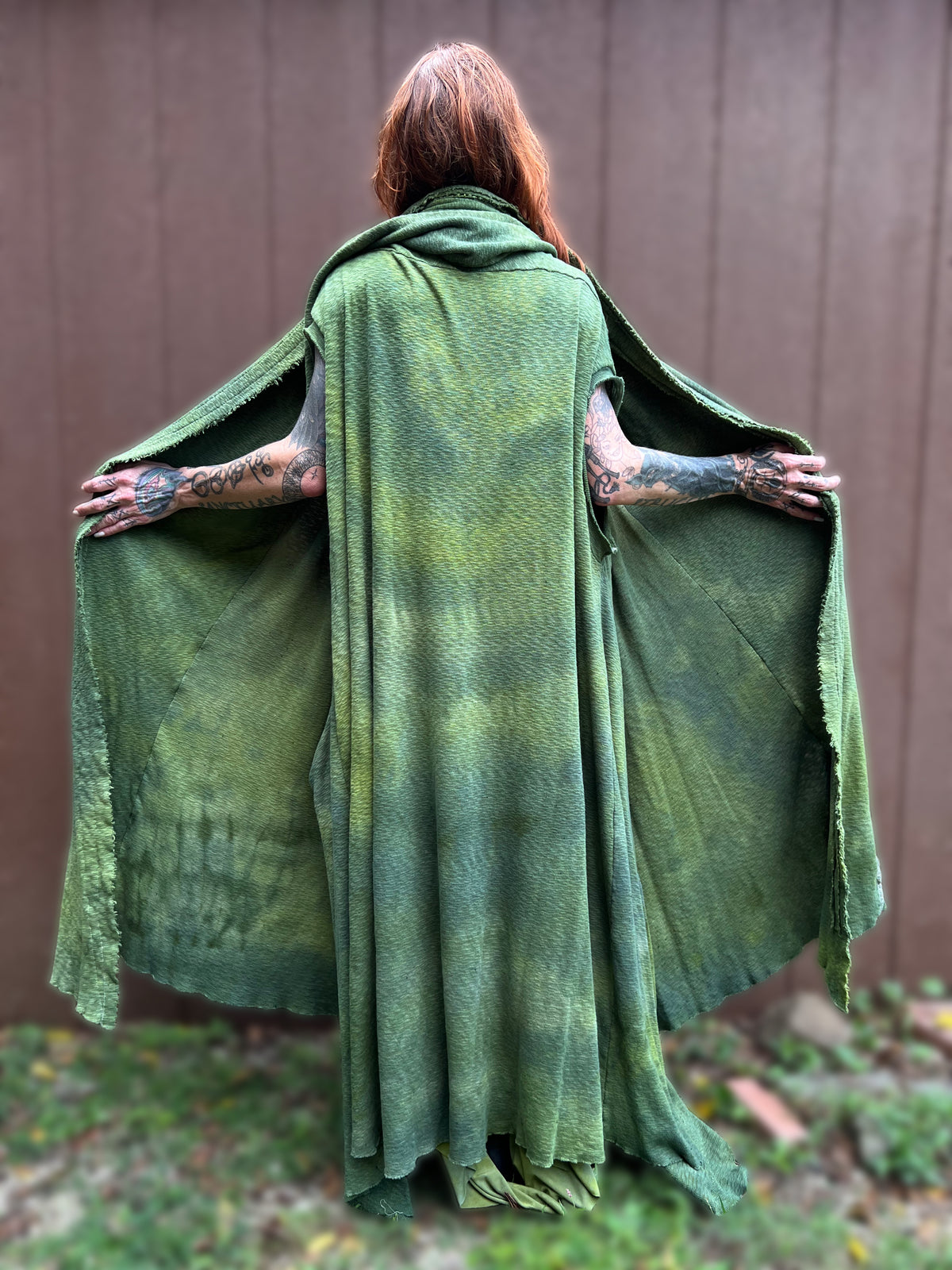 Your Favorite NPC Cloak Full Length Laurel OOAK