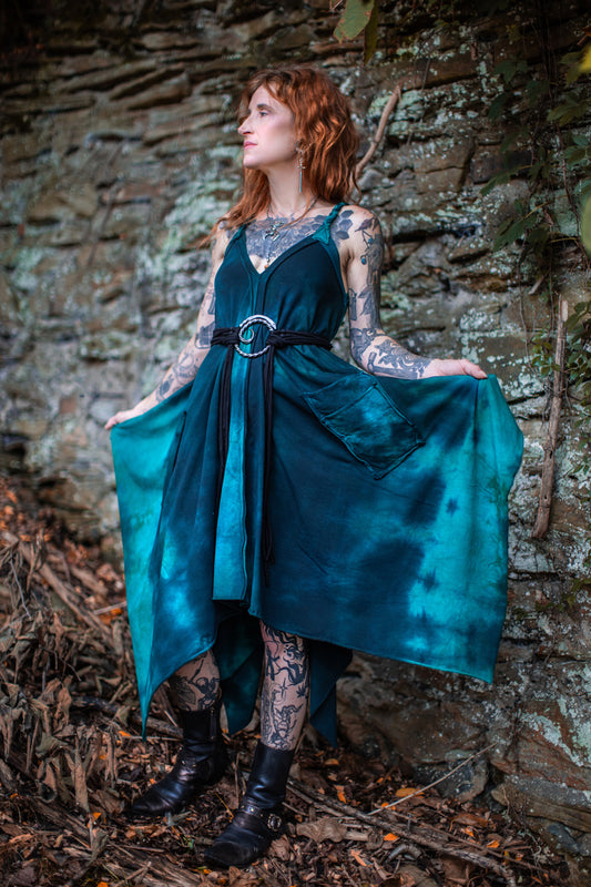 Adventuring Dress Neptune colorway